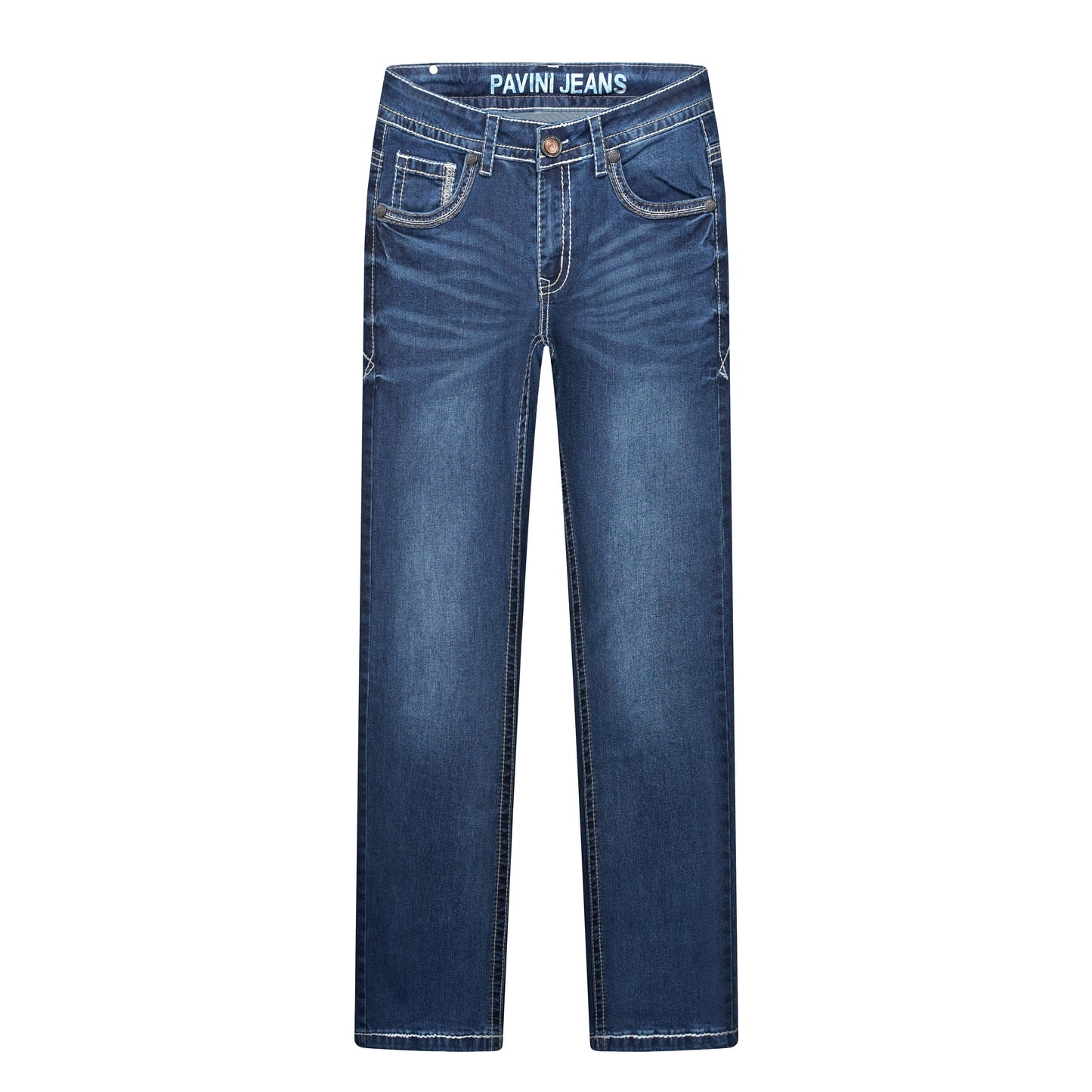 Men’s Stitch Up Dark Blue Jeans
