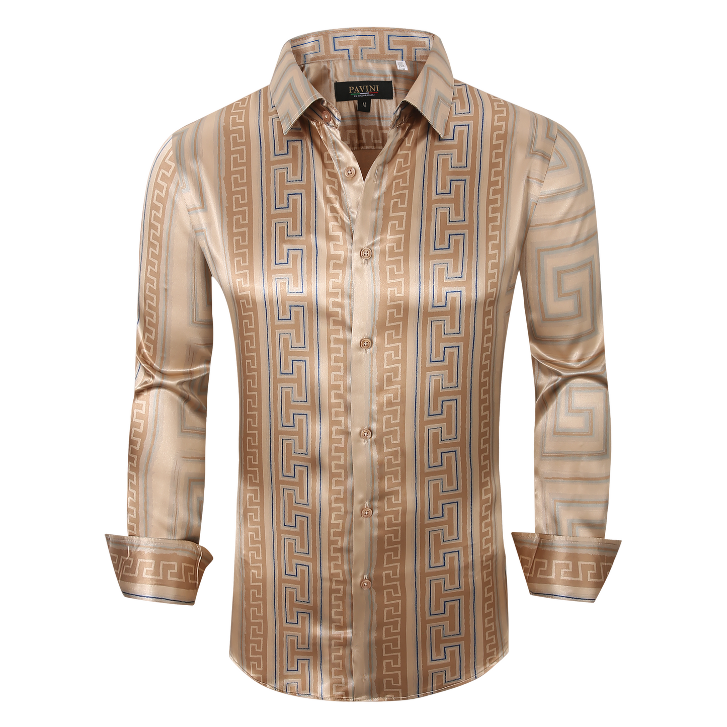 Men’s Pavini Gold Heritage Satin Shirt
