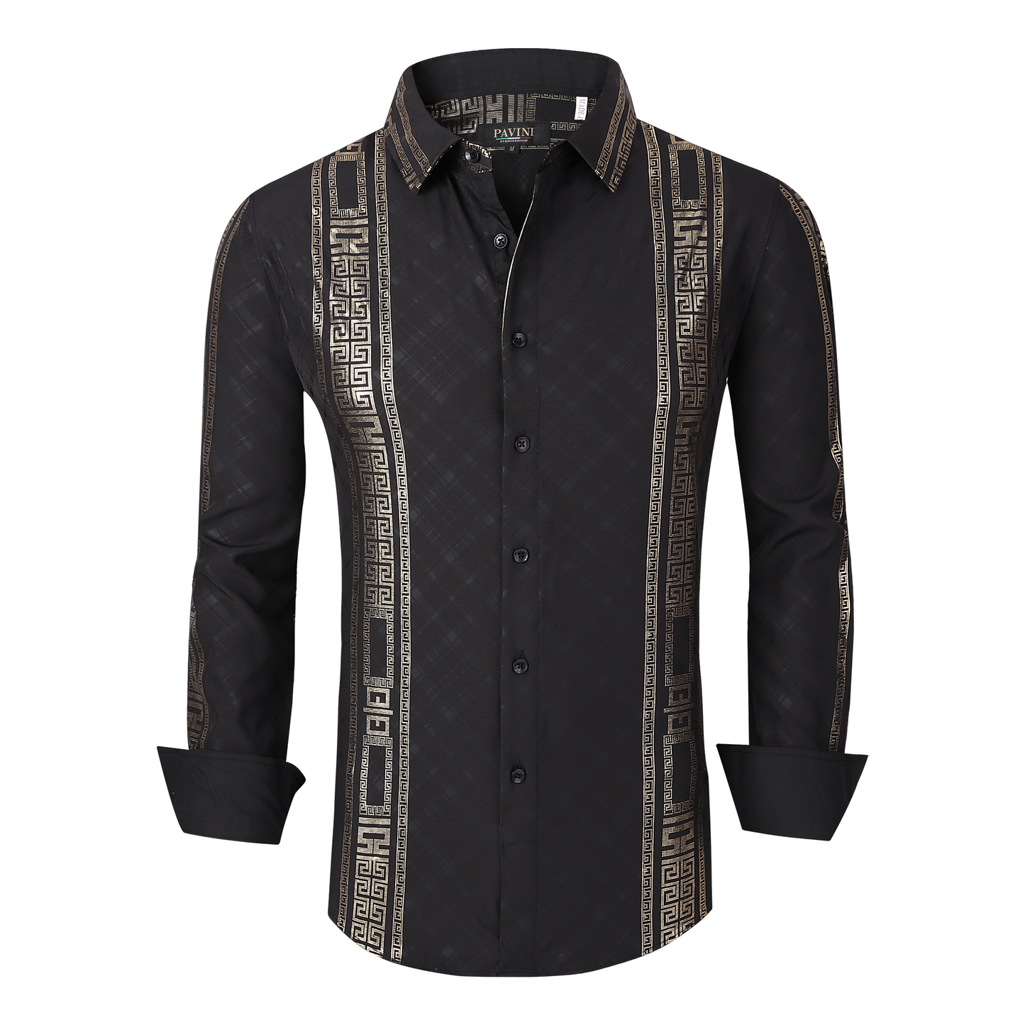 Men’s Double Line Button-up Shirt