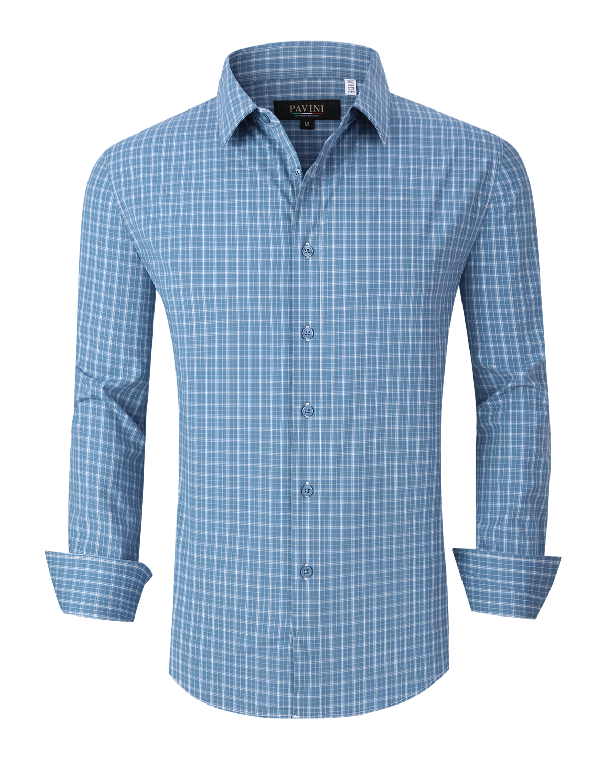 Men’s Casual Checkered Button-Up Shirt
