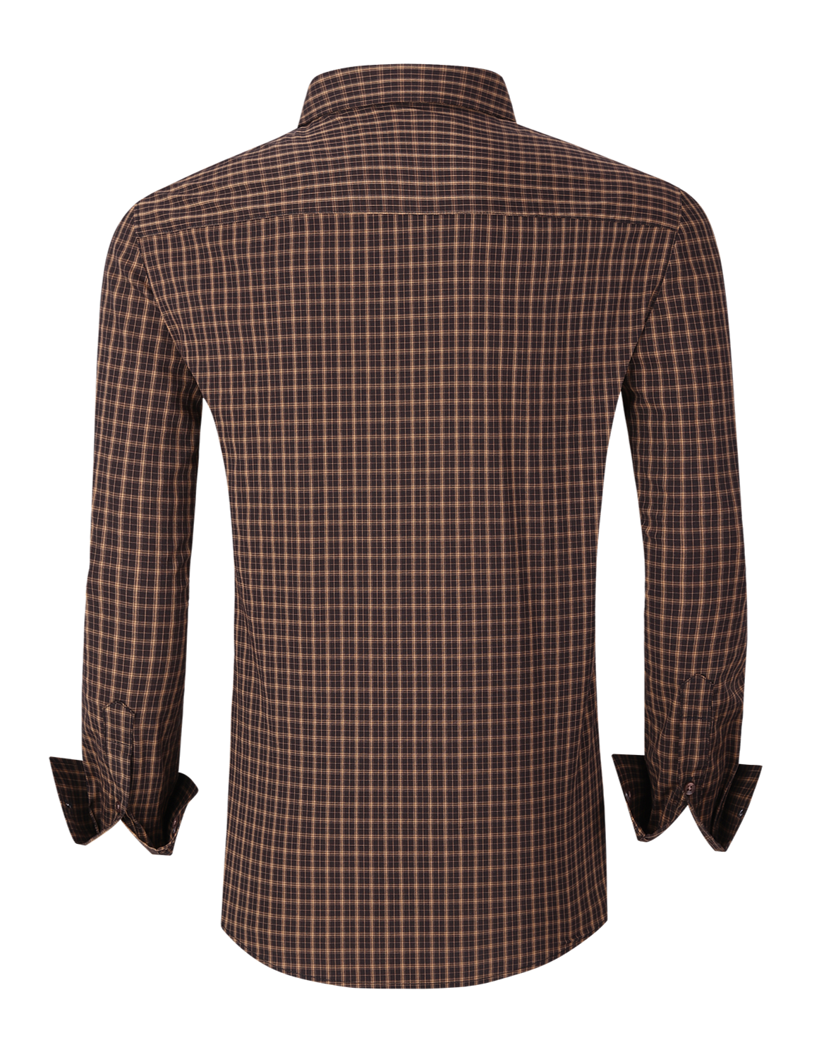 Men’s Casual Checkered Button-Up Shirt