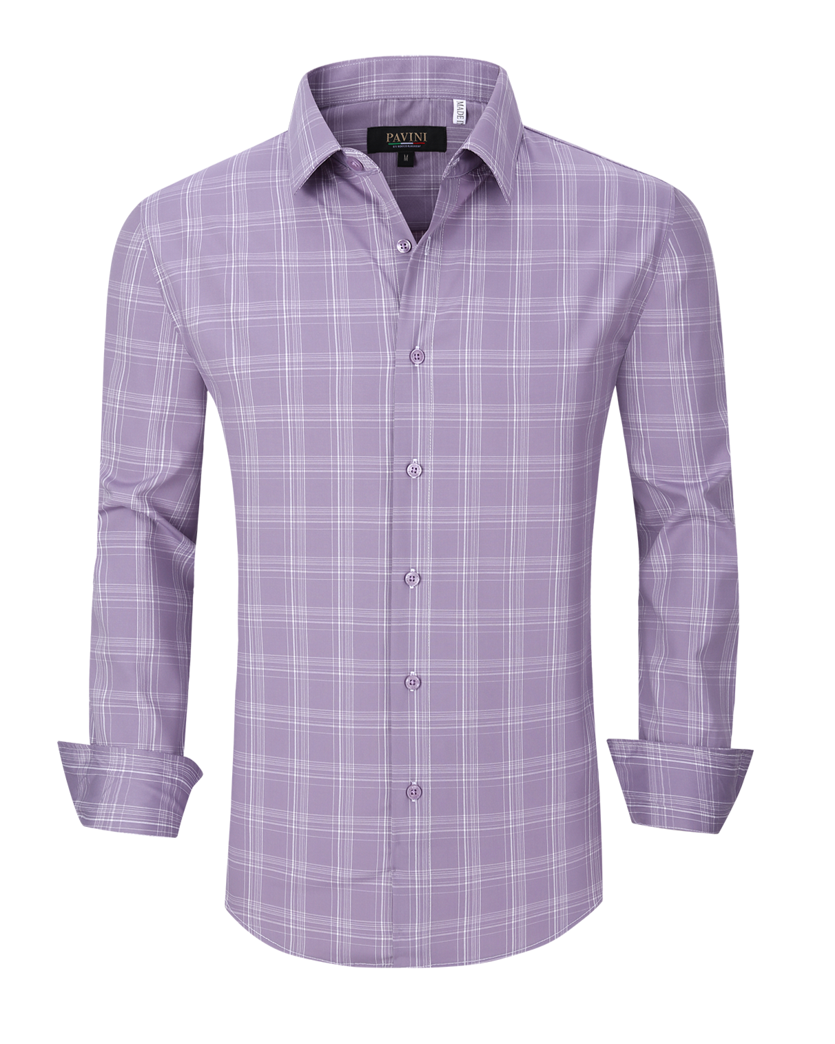 Men’s Casual Checkered Button-Up Shirt