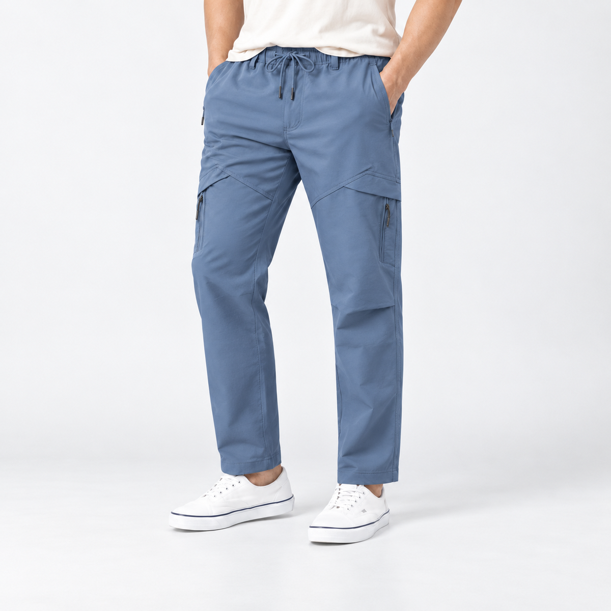 Men's Panel Cargo Pants - Style 1291 - 32-Inch Inseam
