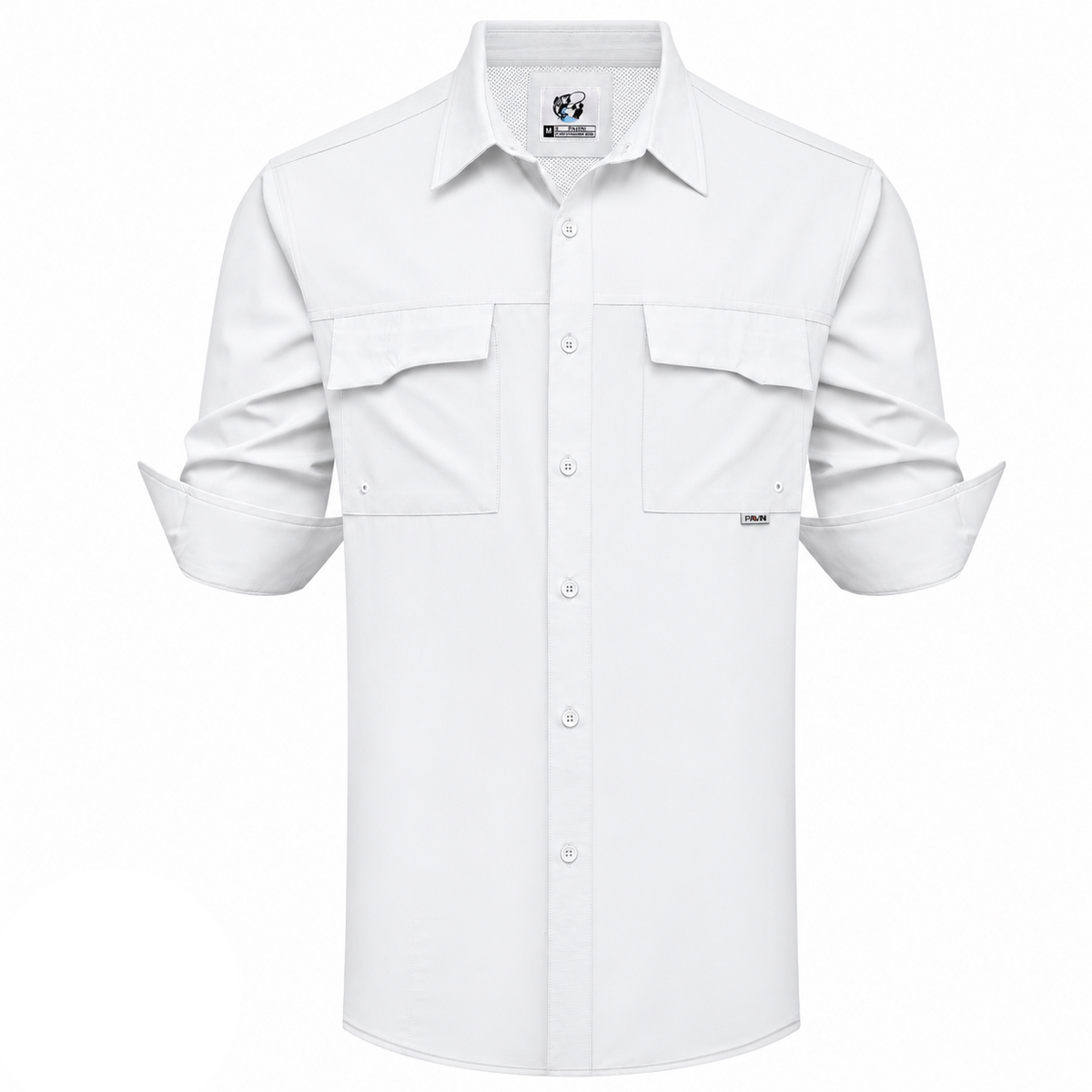Pavini Men's Vented Roll-Sleeve Fishing Shirt - FS-1513