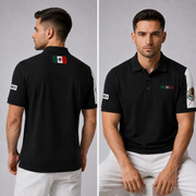 Mexico Polo With Flag Sleeve Detail