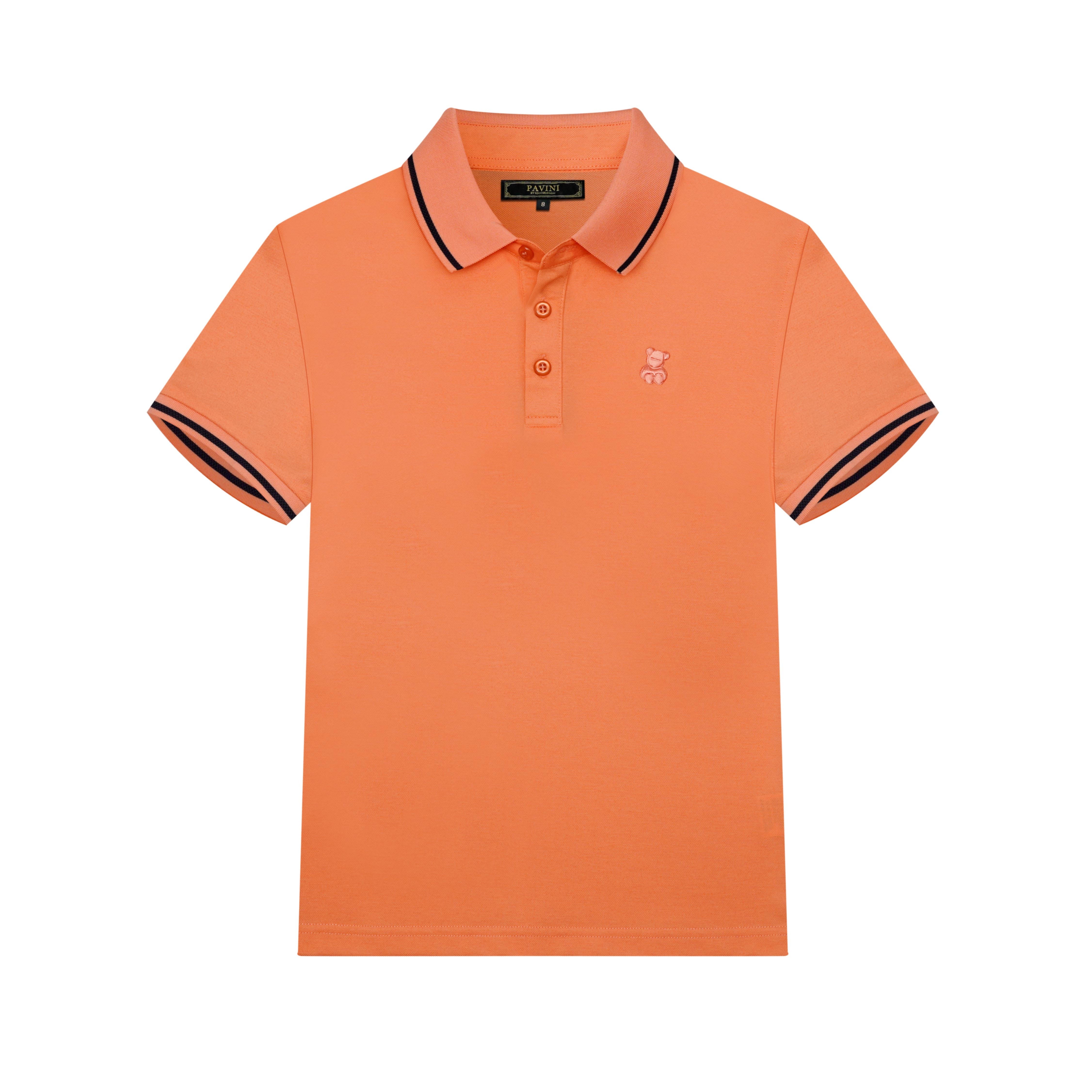 PAVINI KIDS Short Sleeve Polo Shirt