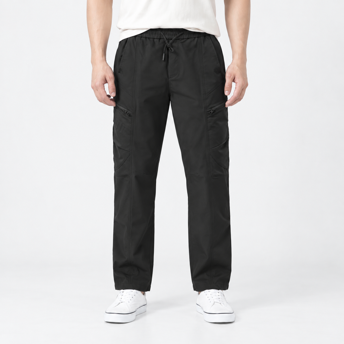 Men's Zip Cargo Pants - Style 652