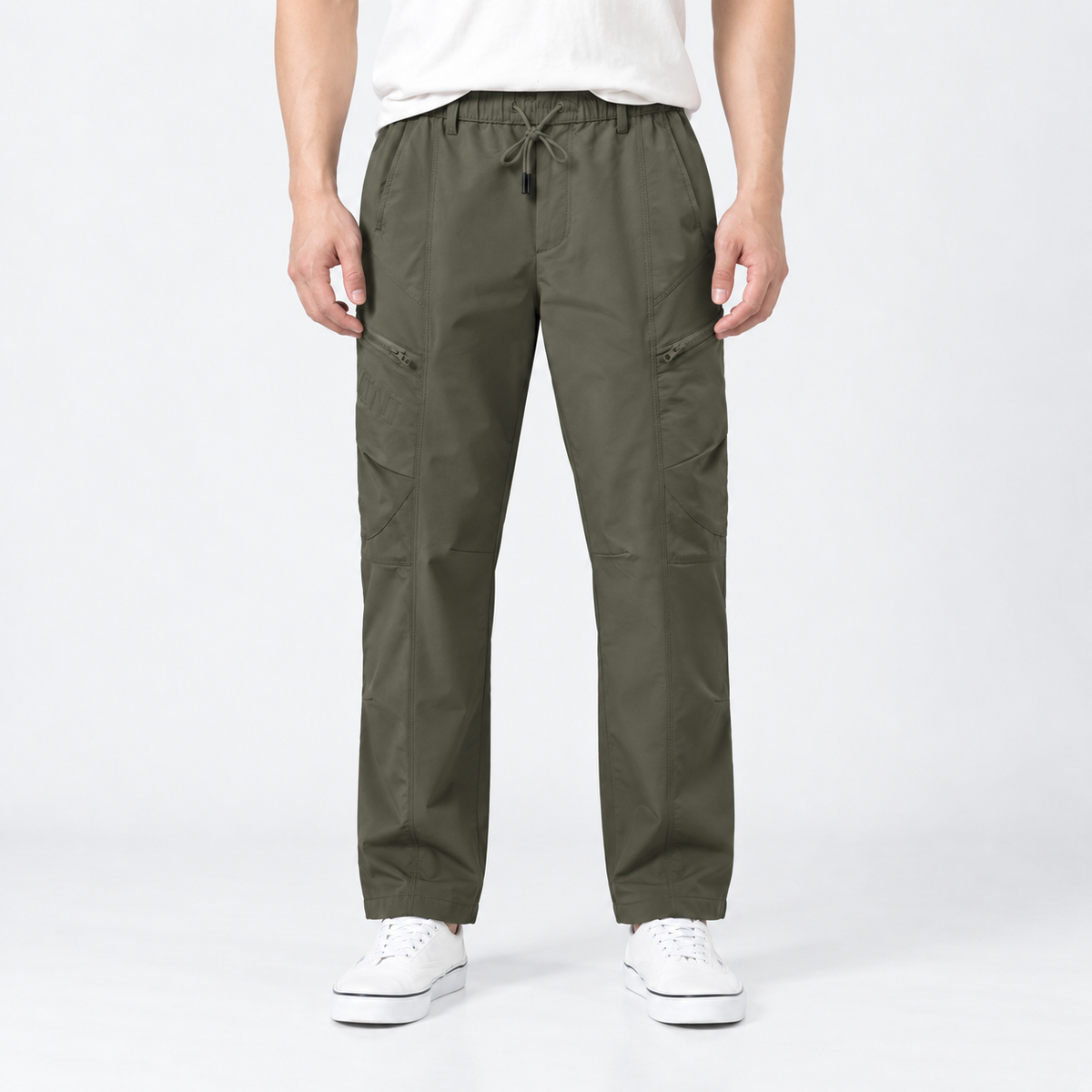 Men's Zip Cargo Pants - Style 652