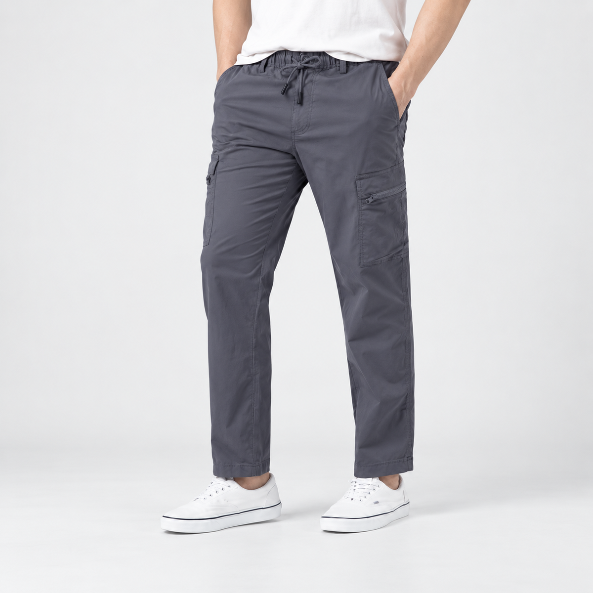 Men's Zip Cargo Pants - Style 652