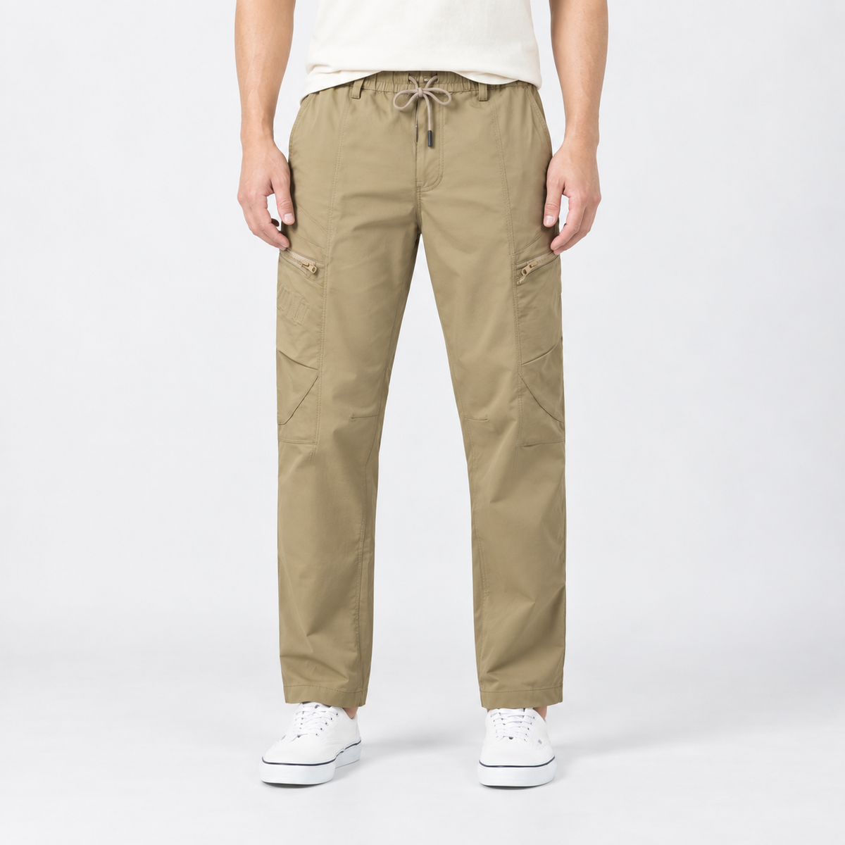 Men's Zip Cargo Pants - Style 652