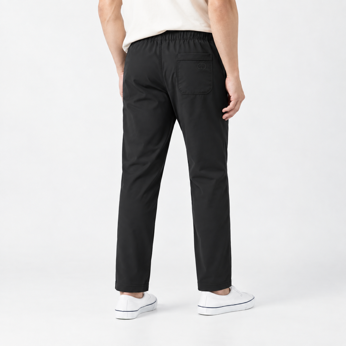 Men's Zip-Pocket Drawstring Pants - Style 682 - 32-Inch Inseam