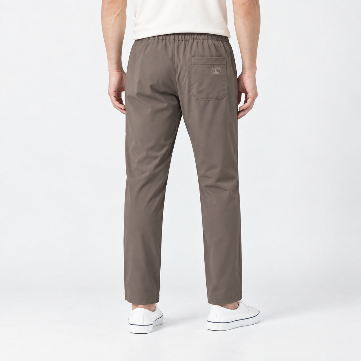 Men's Zip-Pocket Drawstring Pants - Style 682 - 32-Inch Inseam