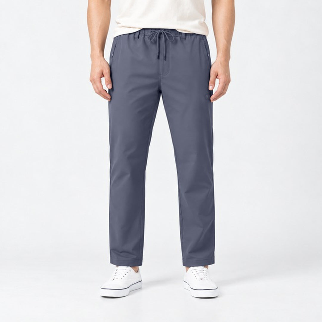 Men's Zip-Pocket Drawstring Pants - Style 682 - 32-Inch Inseam