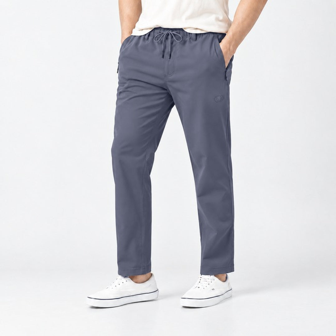 Men's Zip-Pocket Drawstring Pants - Style 682 - 32-Inch Inseam