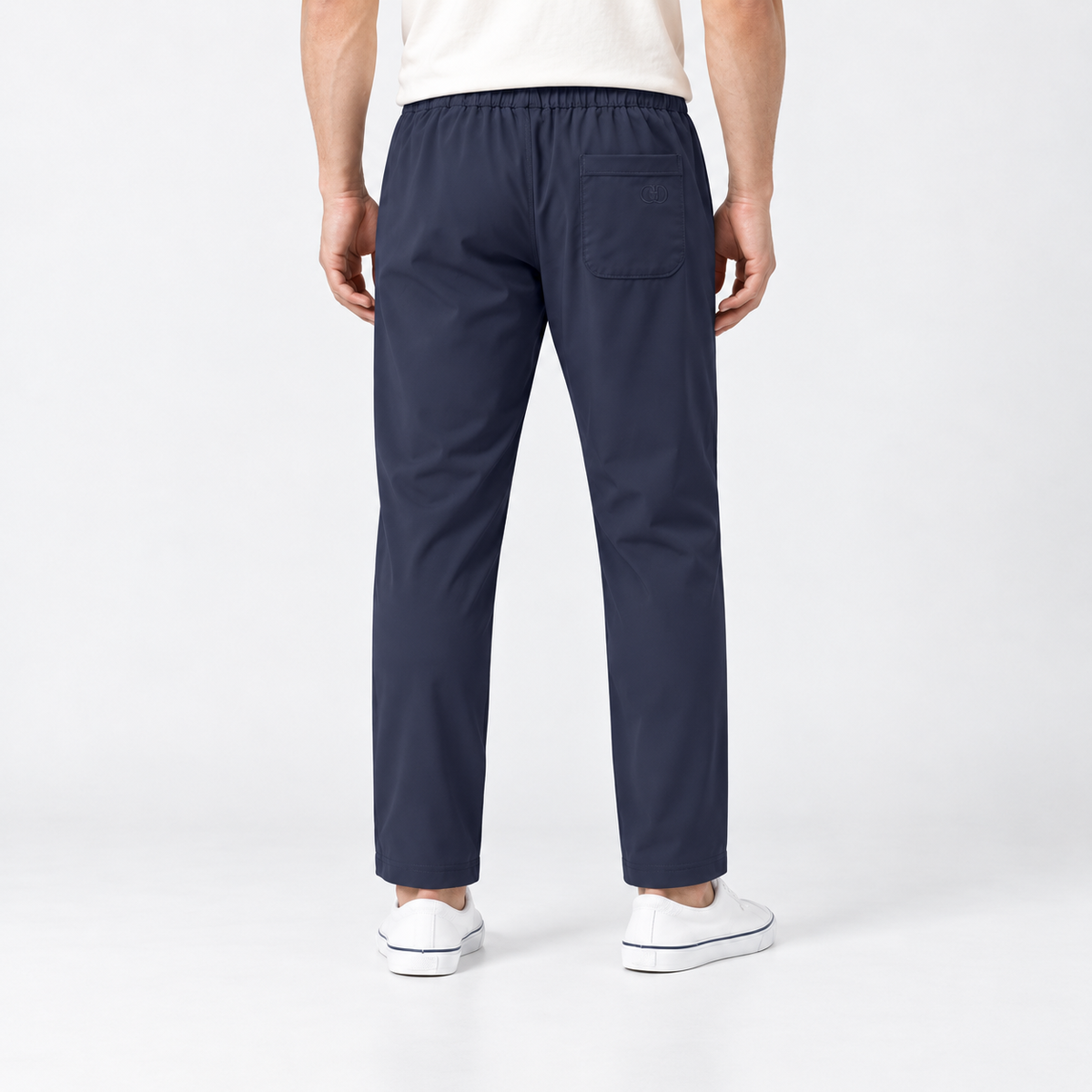Men's Zip-Pocket Drawstring Pants - Style 682 - 32-Inch Inseam