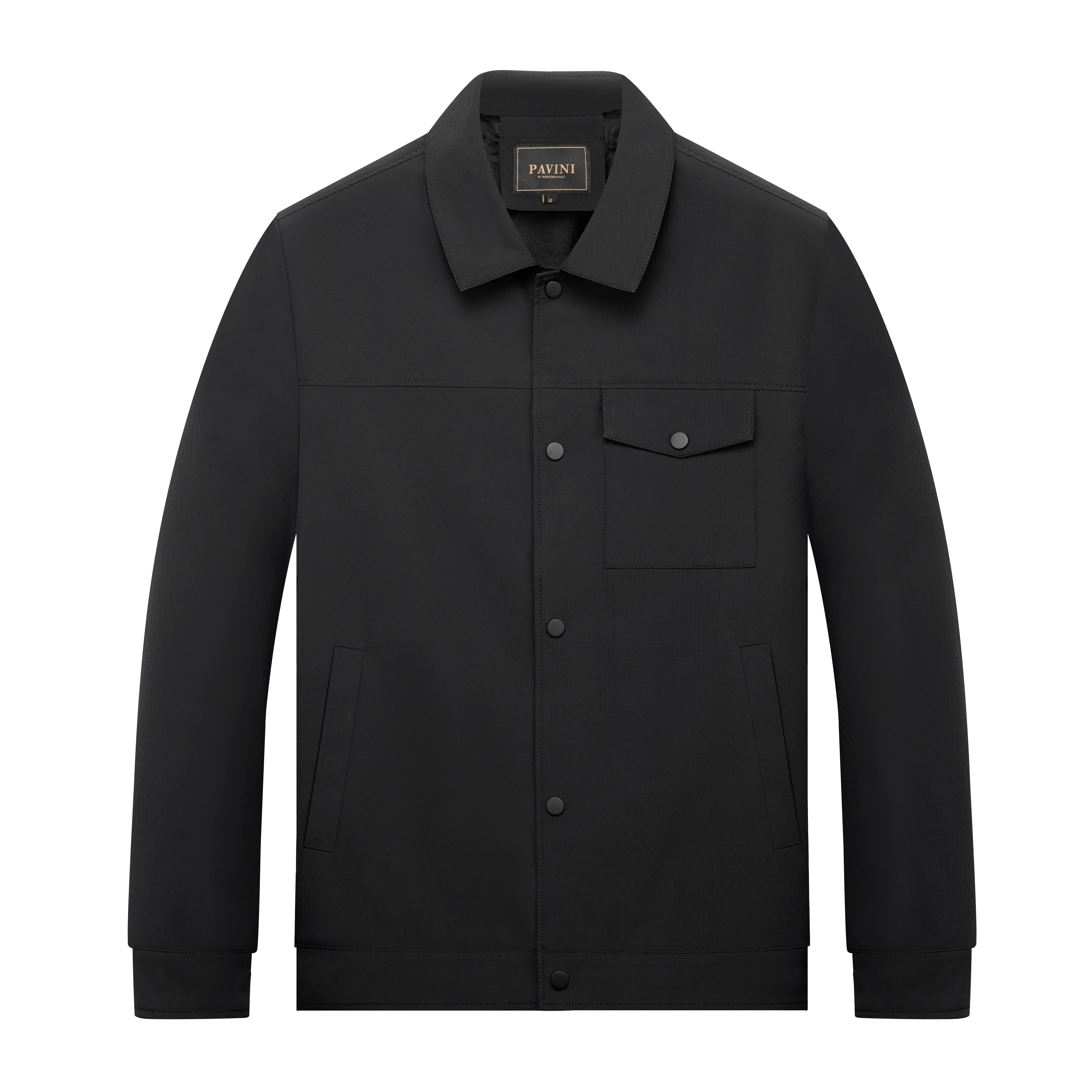 Men’s Snap Button Shirt Jacket