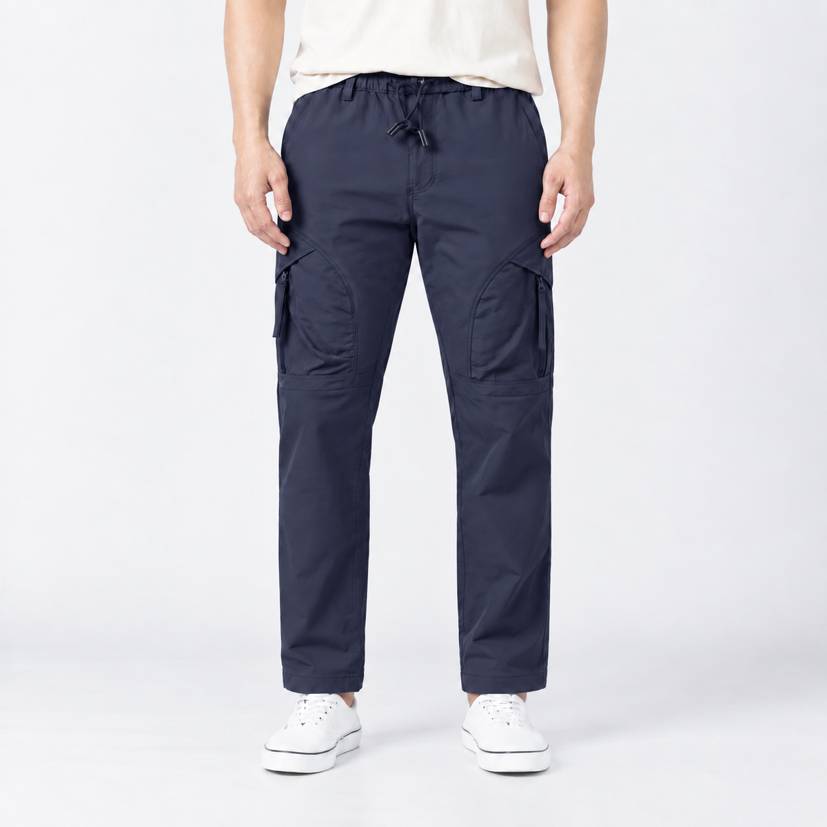 Men's Curved-Panel Cargo Pants - Style 9883 - 32-Inch Inseam