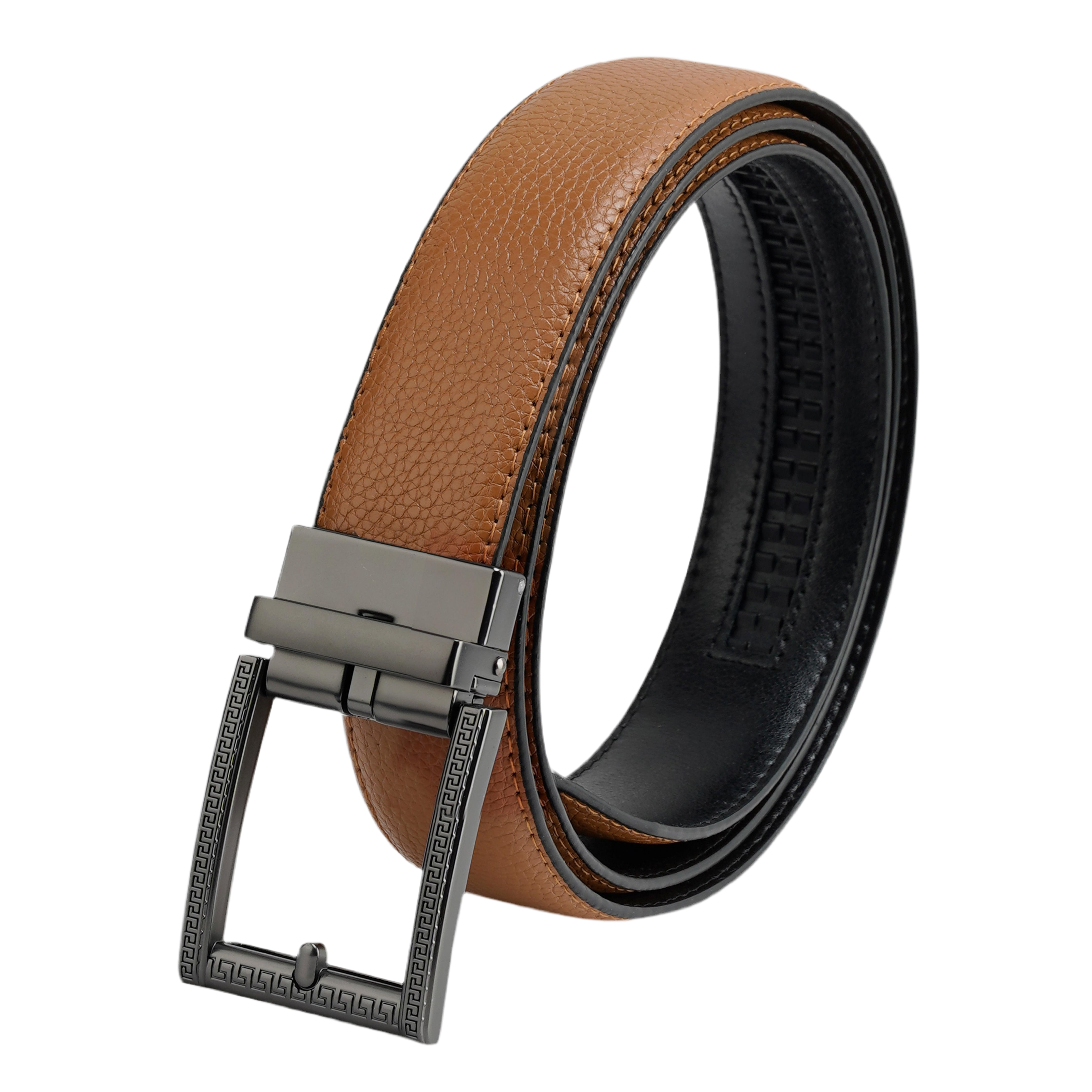 Men’s Classic Mocha Buckle Belt