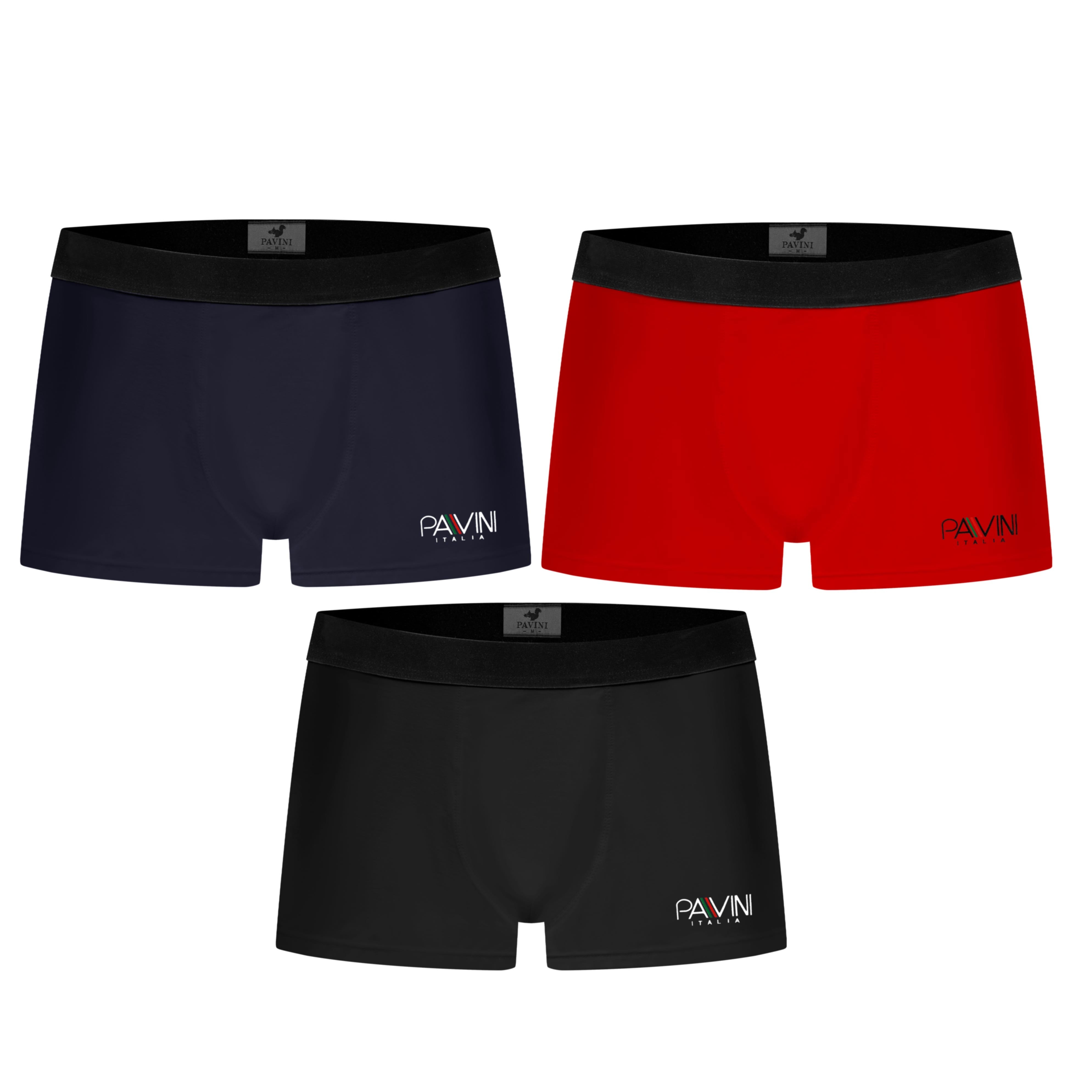 Pavini 3-Pack Boxer Brief Dark