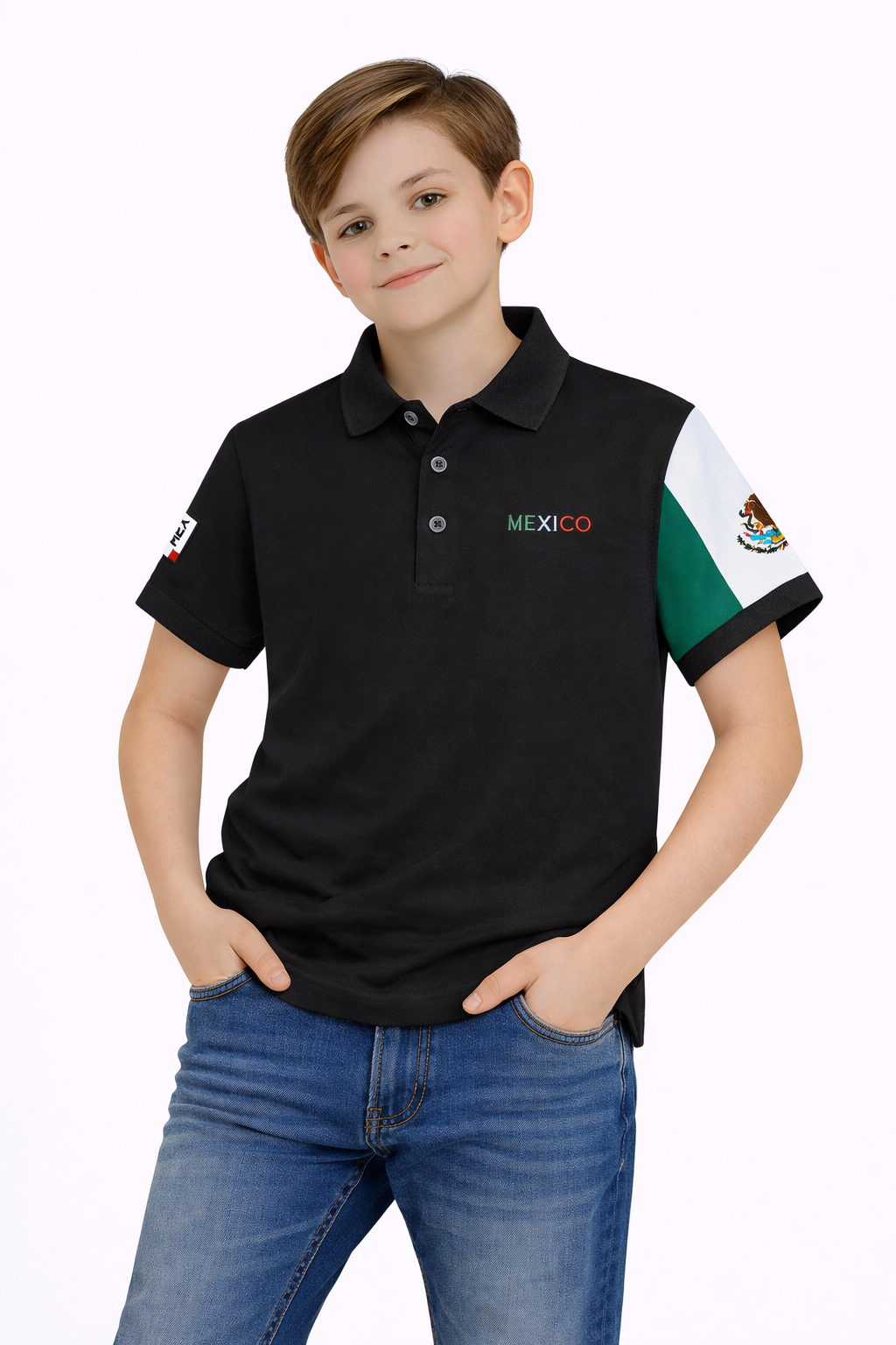 PAVINI KIDS Short Sleeve Polo Shirt