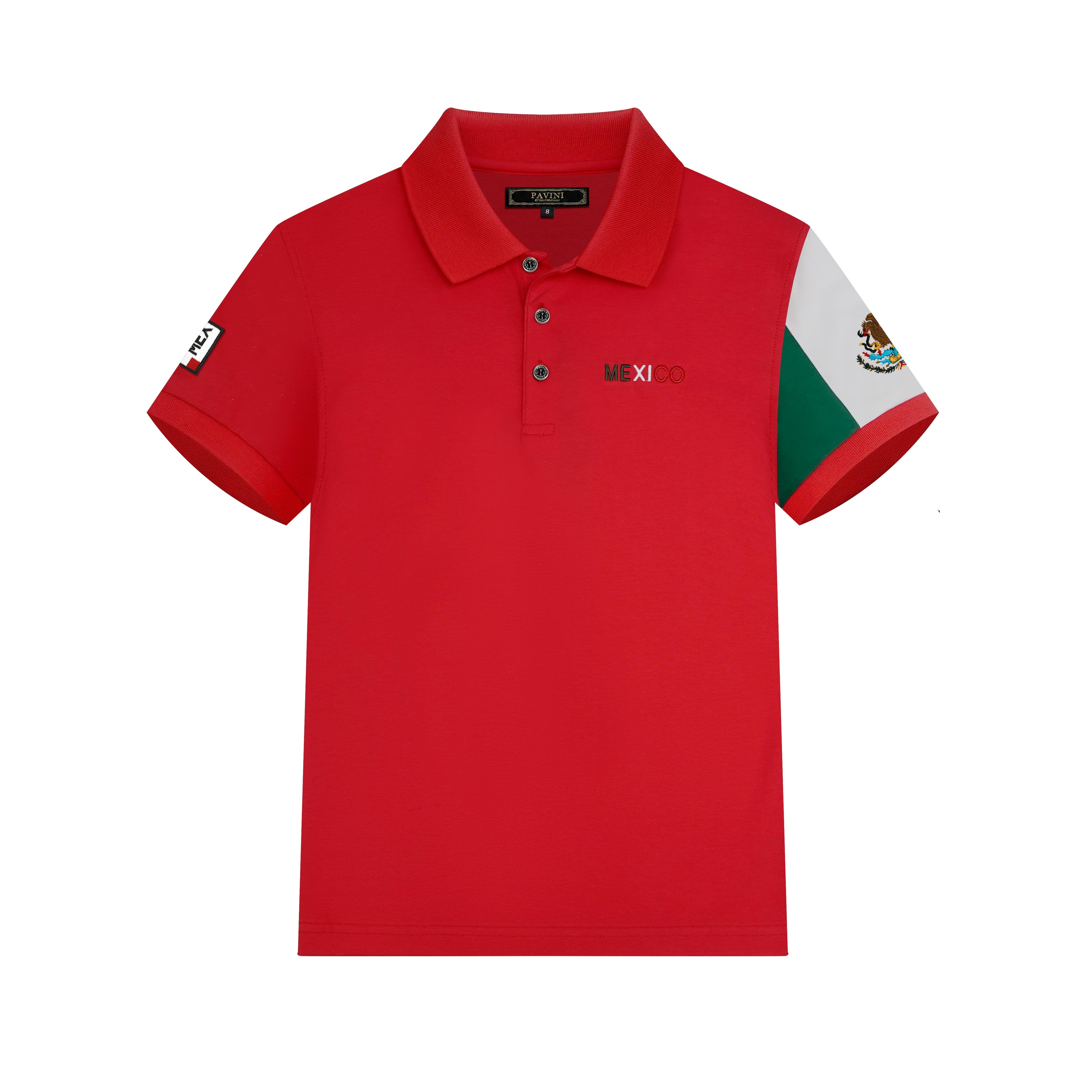 PAVINI KIDS Short Sleeve Polo Shirt