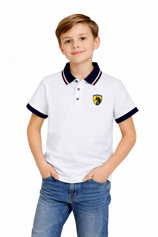 PAVINI KIDS Short Sleeve Polo Shirt