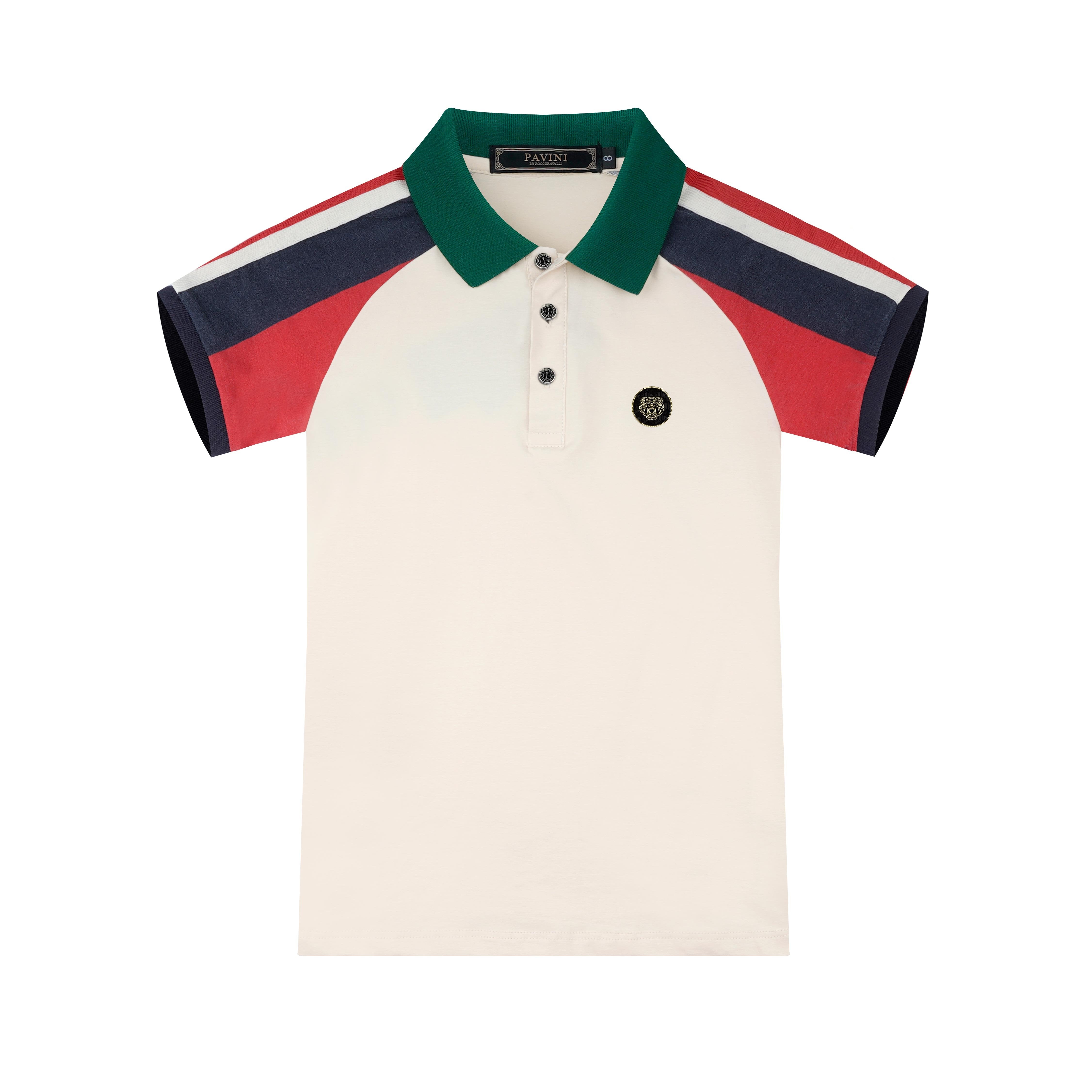 PAVINI KIDS Short Sleeve Polo Shirt
