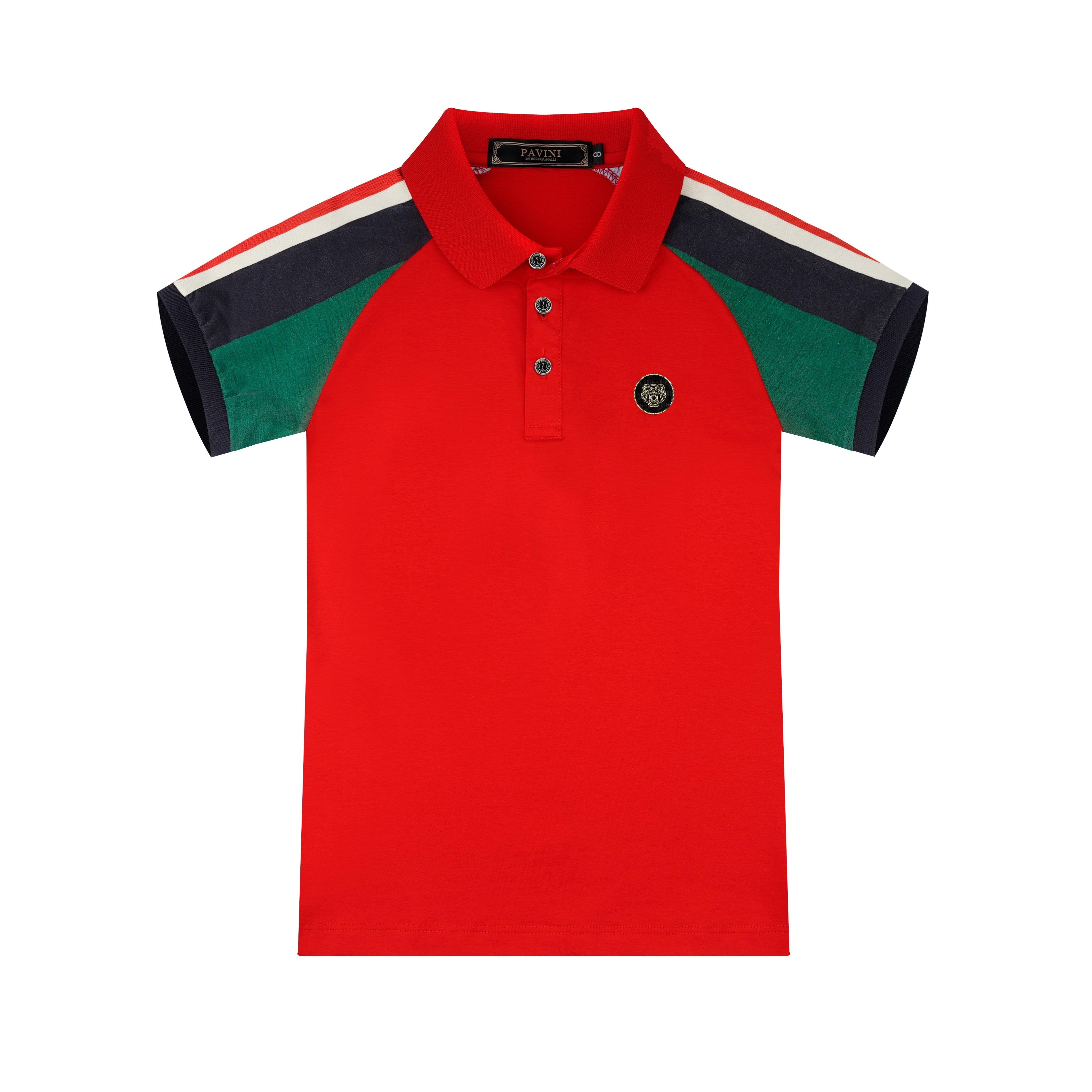 PAVINI KIDS Short Sleeve Polo Shirt