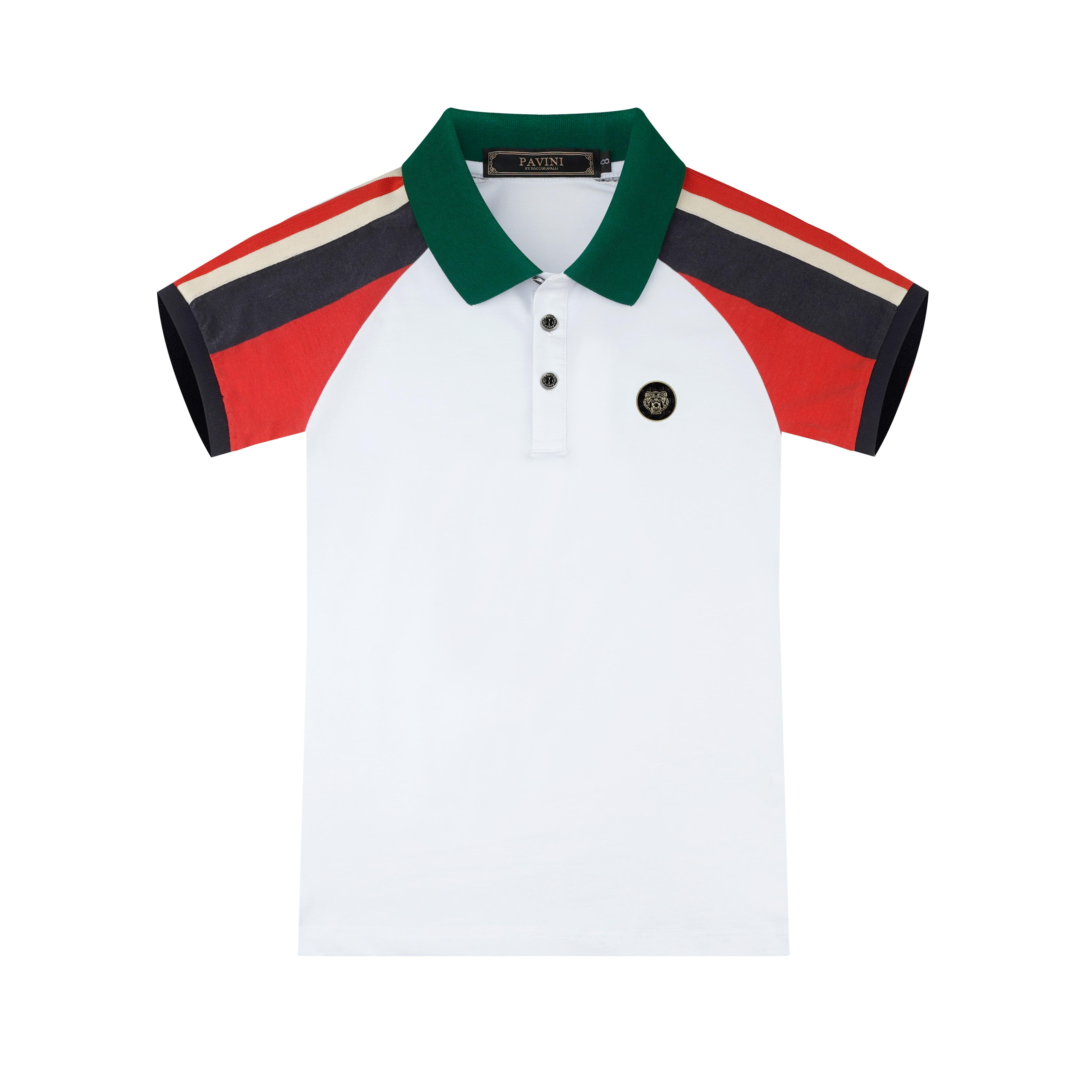 PAVINI KIDS Short Sleeve Polo Shirt