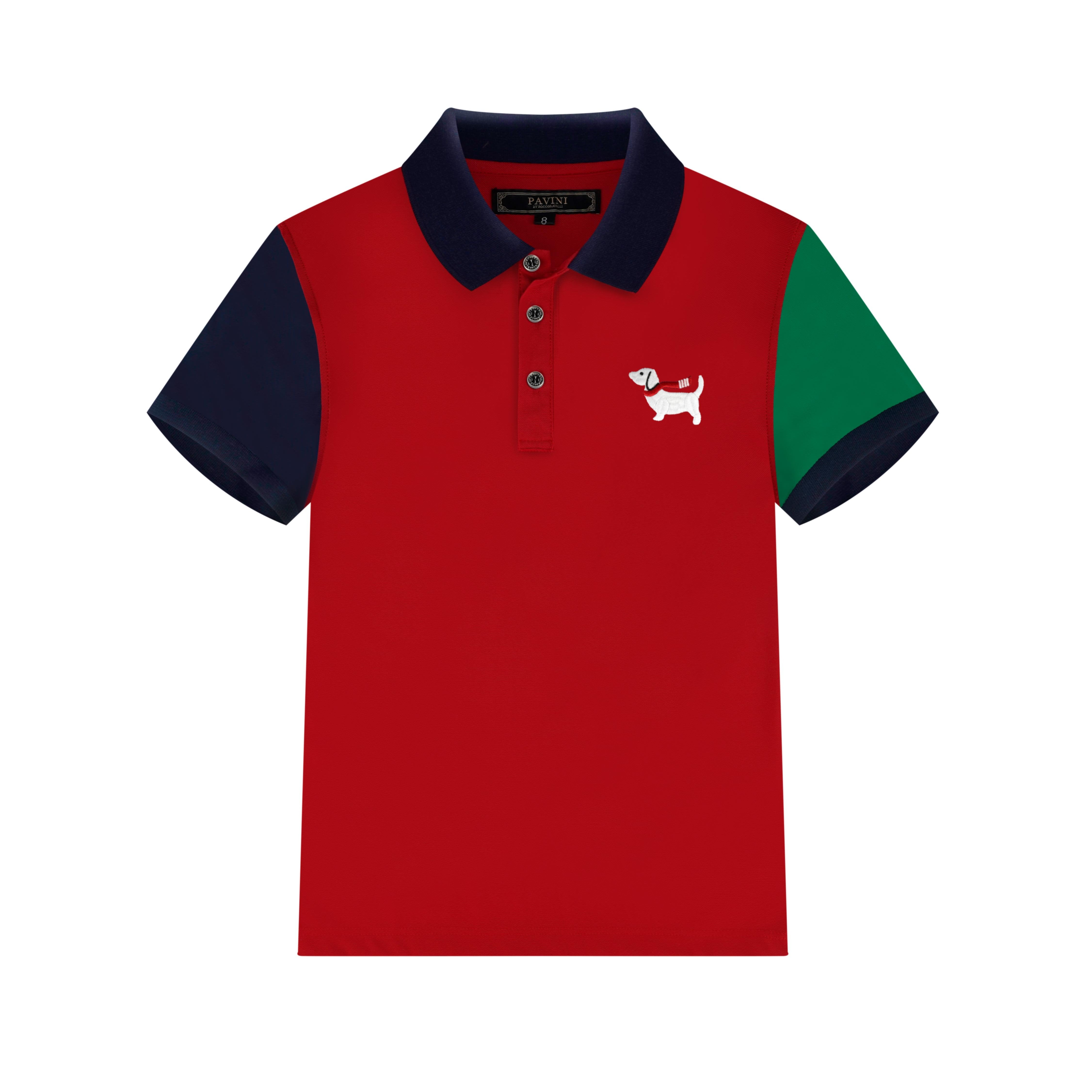 PAVINI KIDS Short Sleeve Polo Shirt