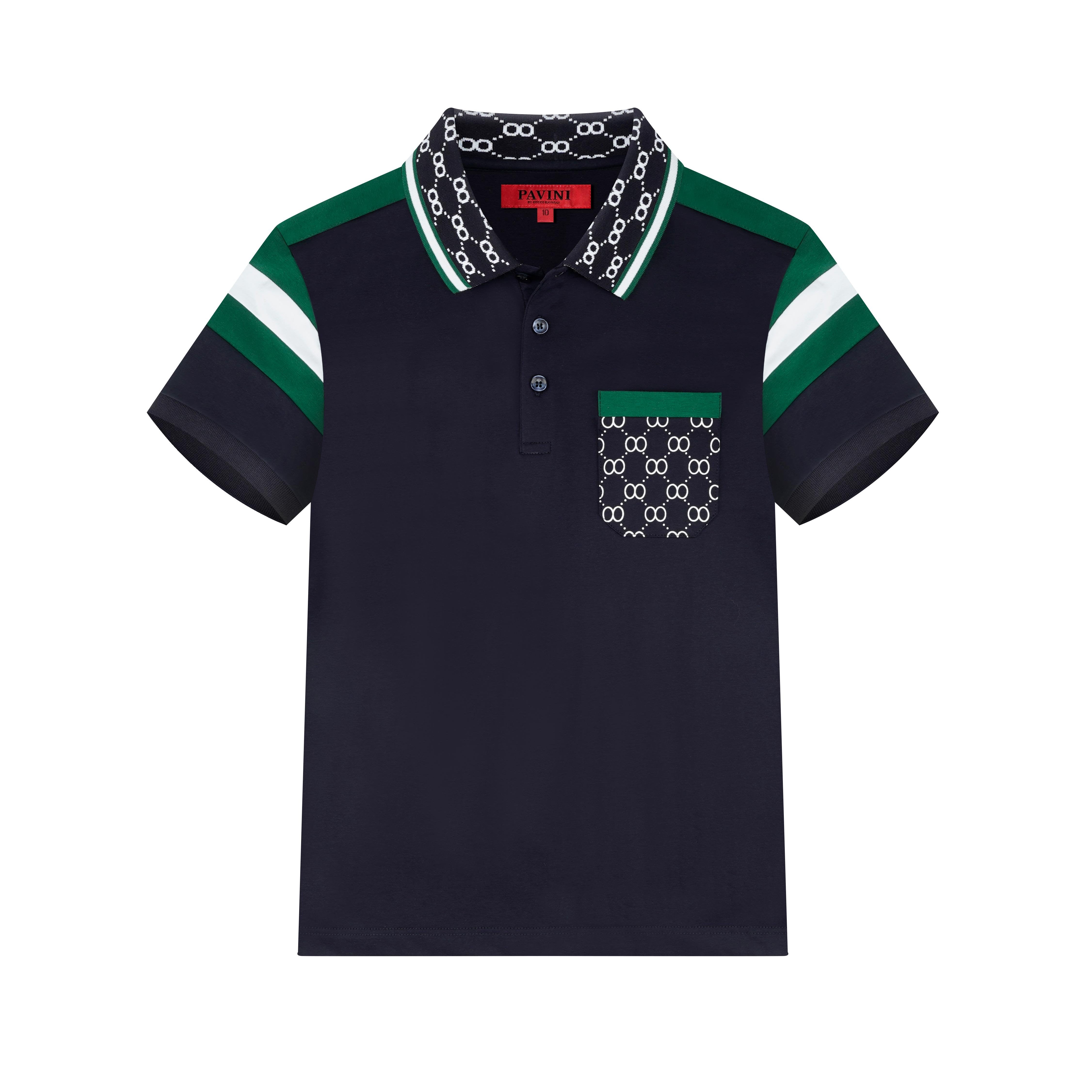 PAVINI KIDS Short Sleeve Polo Shirt