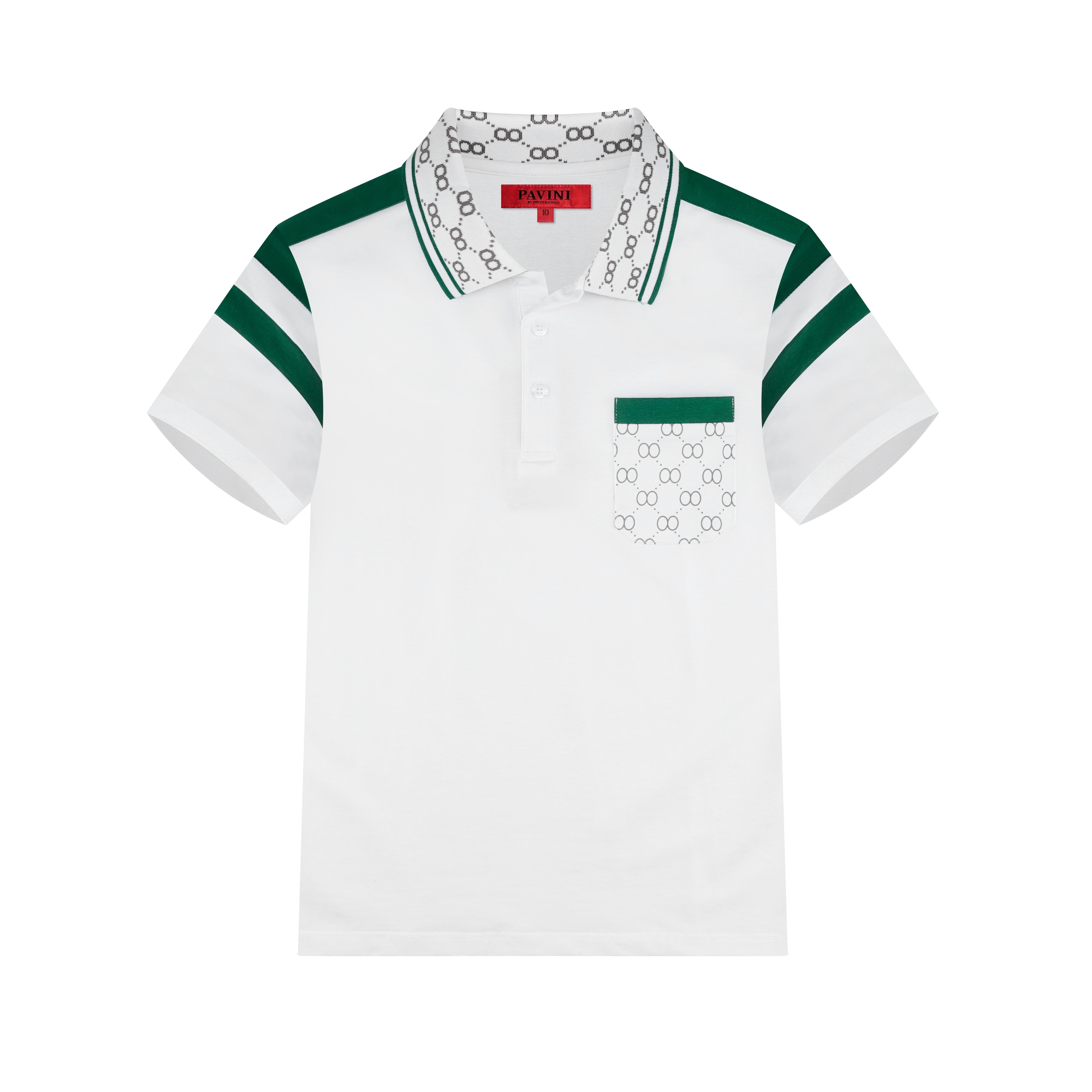 PAVINI KIDS Short Sleeve Polo Shirt