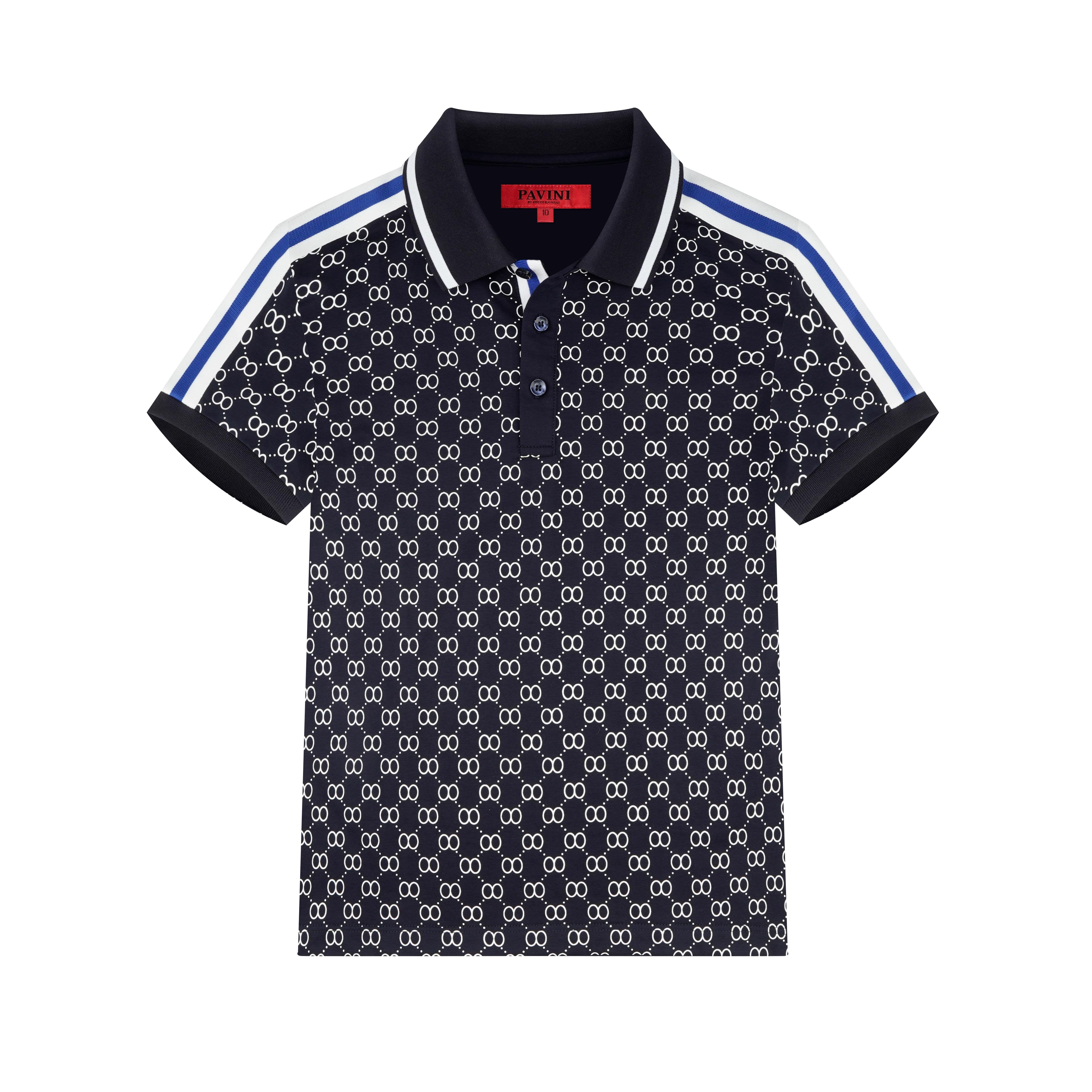 PAVINI KIDS Short Sleeve Polo Shirt