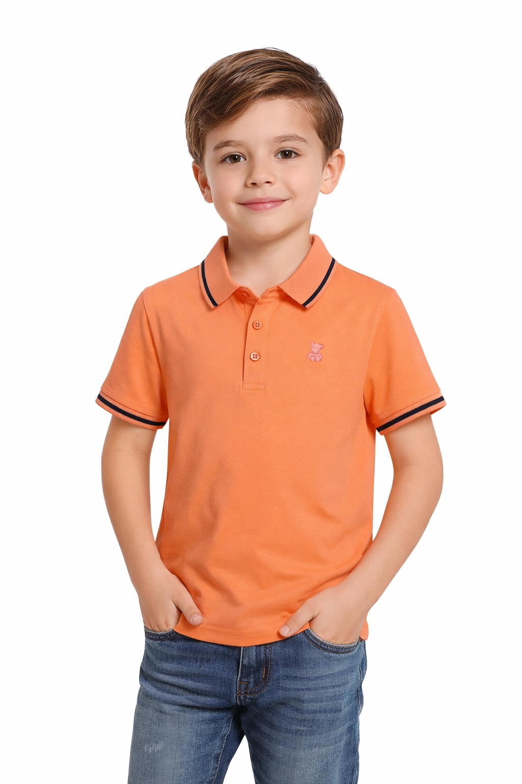 PAVINI KIDS Short Sleeve Polo Shirt