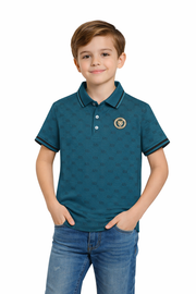 PAVINI KIDS Short Sleeve Polo Shirt