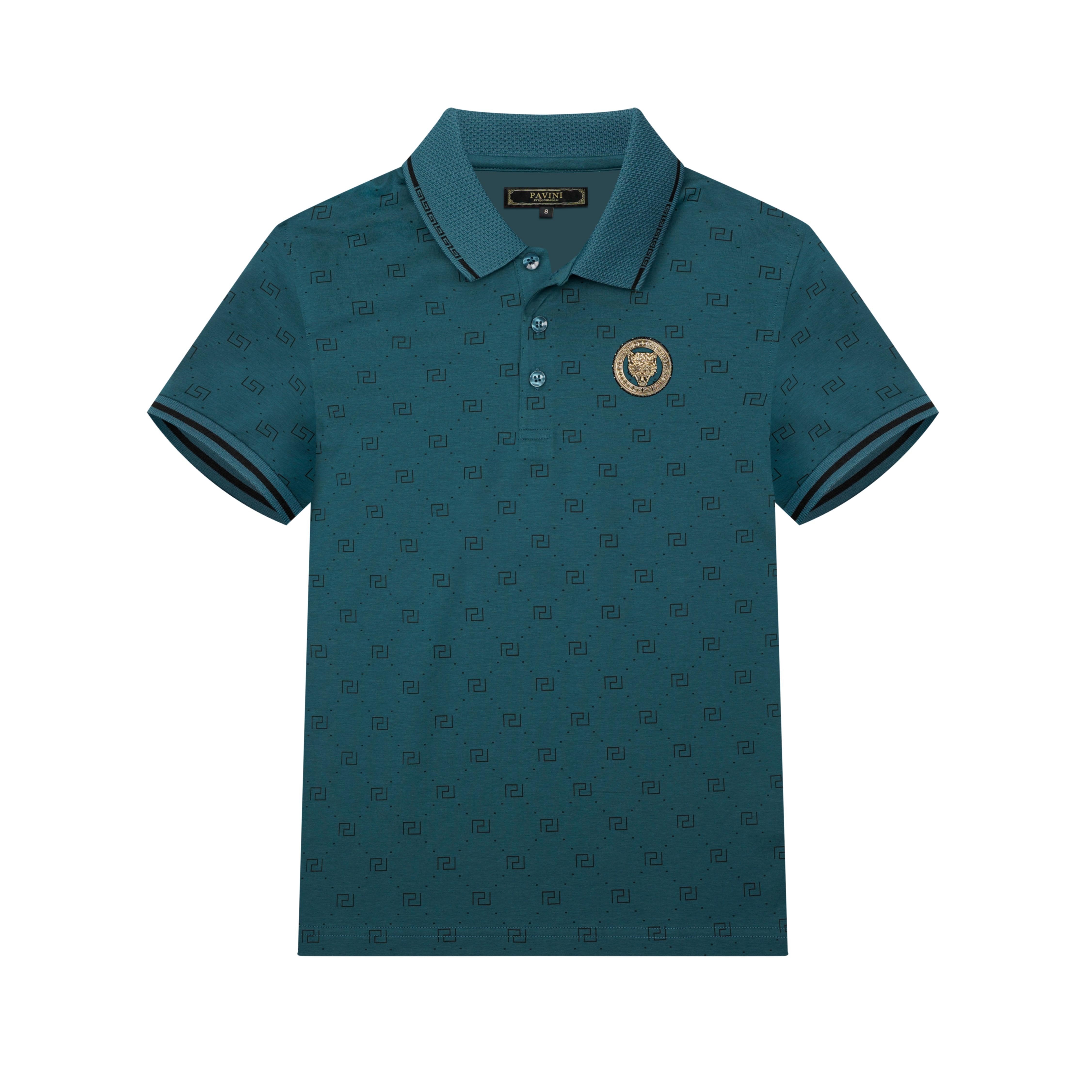 PAVINI KIDS Short Sleeve Polo Shirt