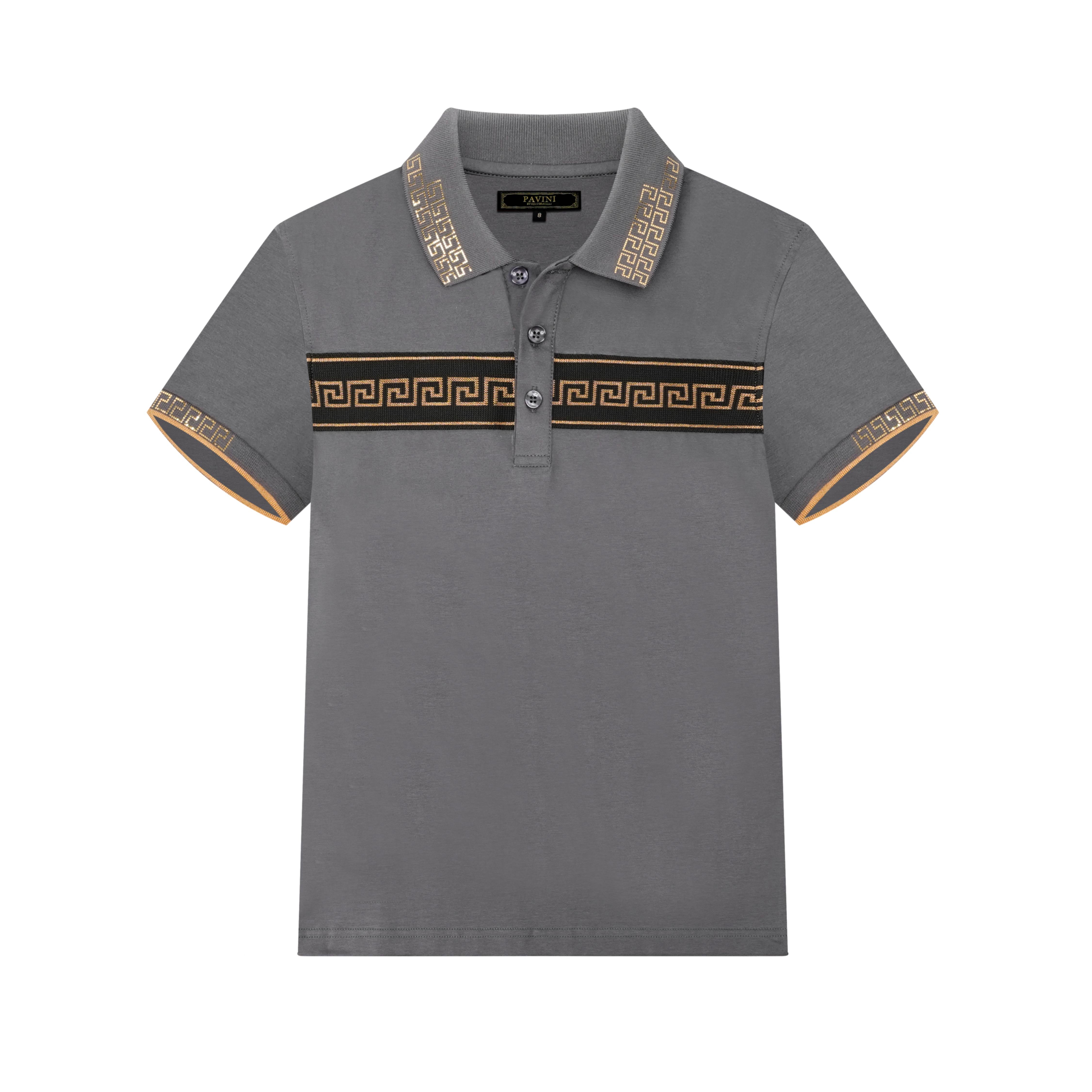 PAVINI KIDS Short Sleeve Polo Shirt