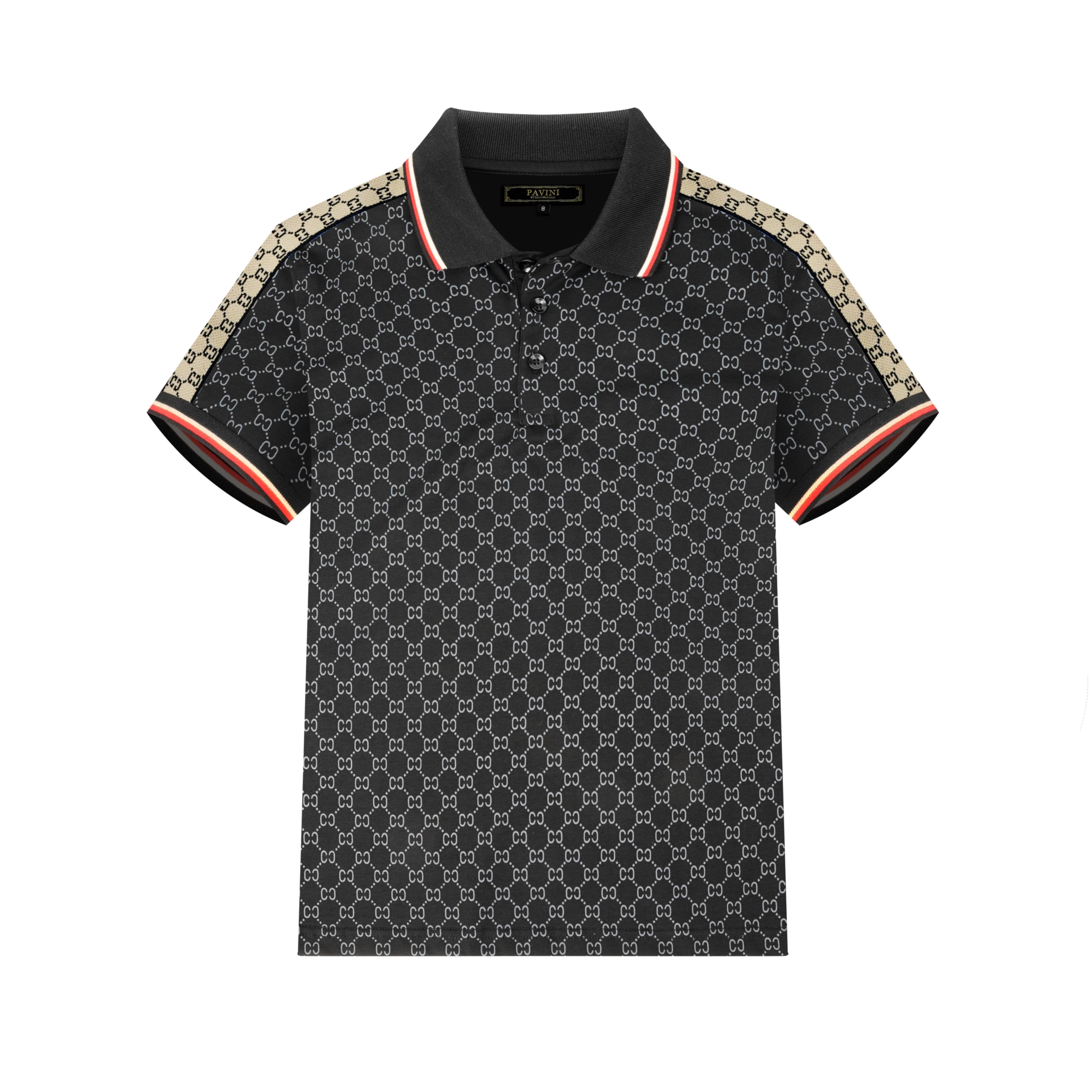 PAVINI KIDS Short Sleeve Polo Shirt