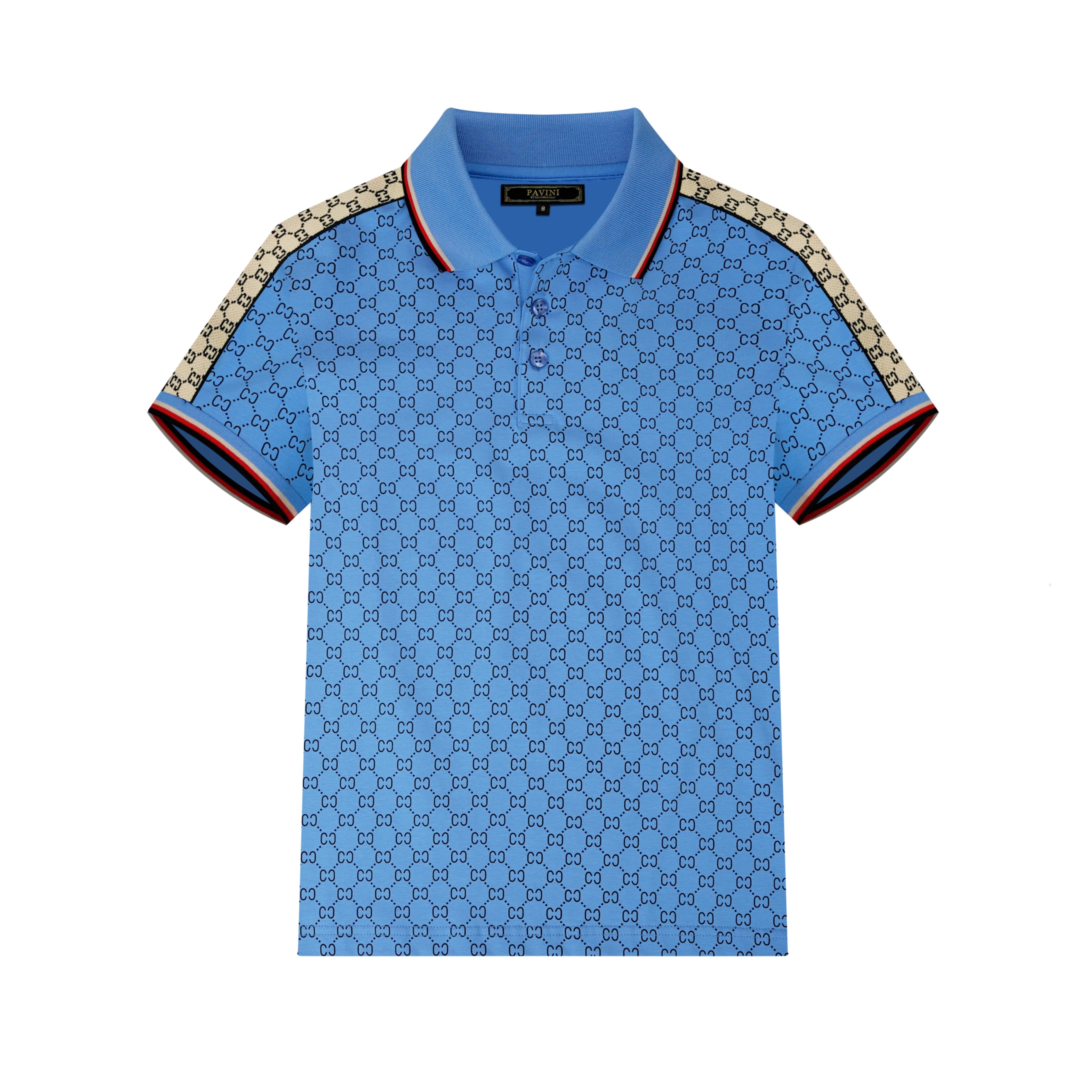 PAVINI KIDS Short Sleeve Polo Shirt