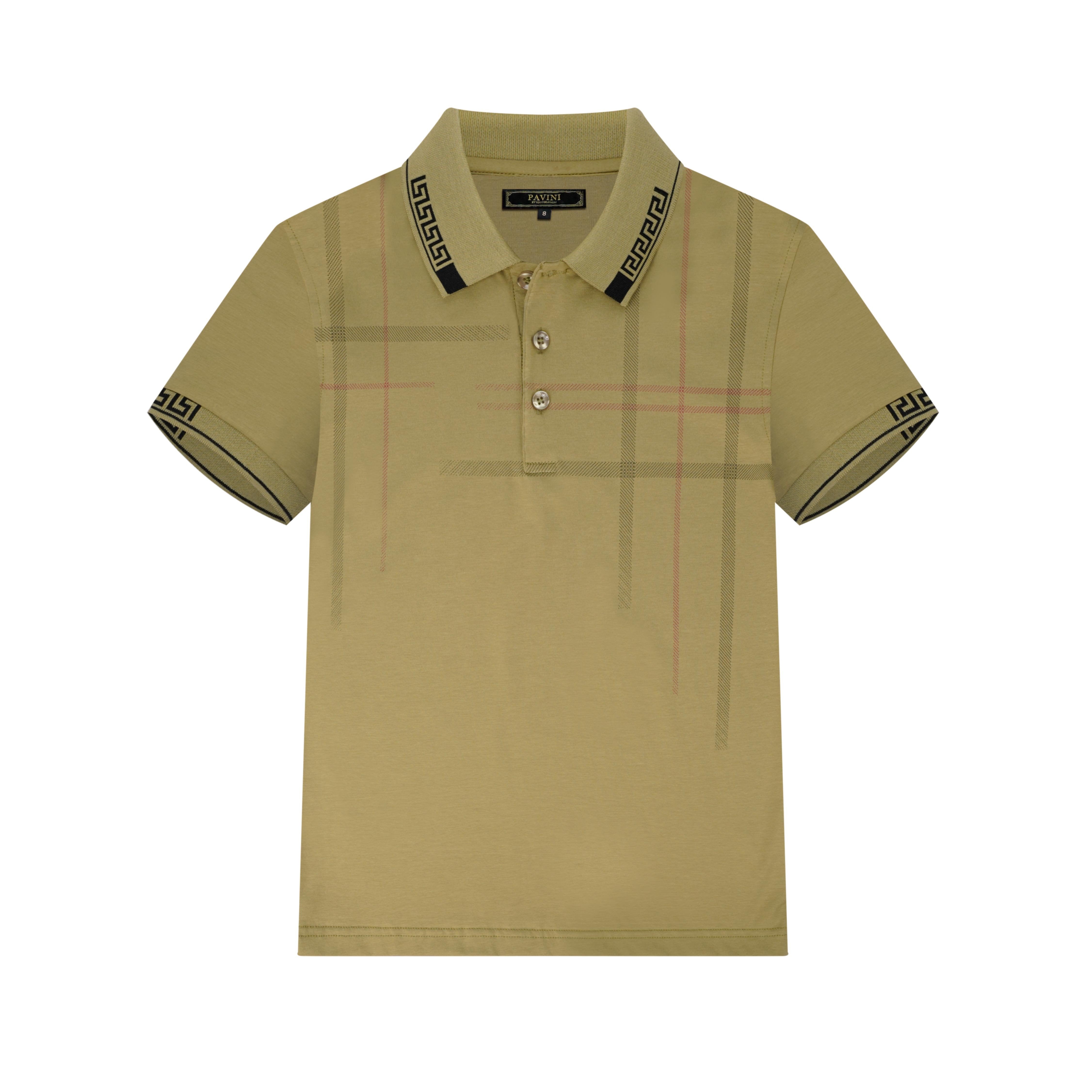 PAVINI KIDS Short Sleeve Polo Shirt