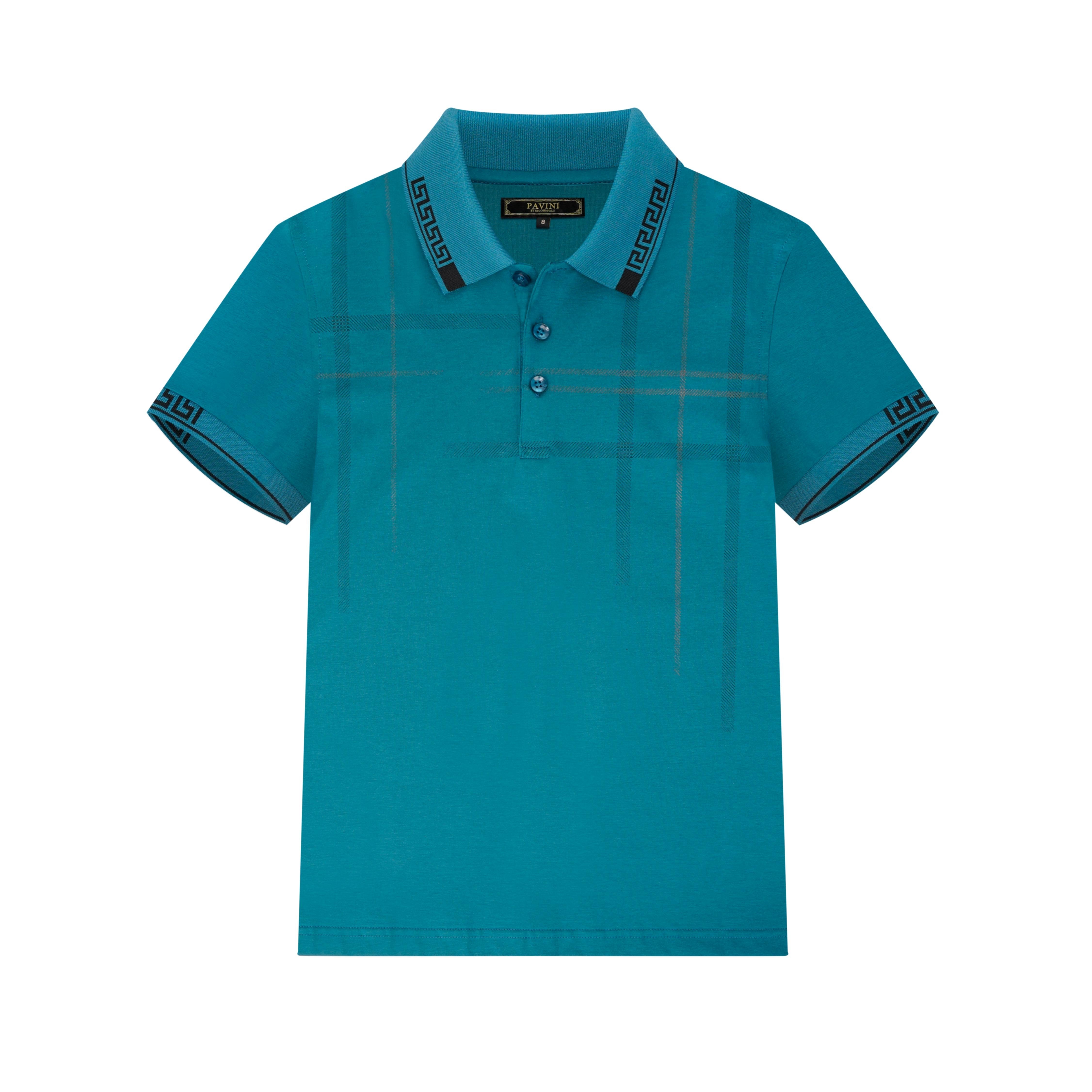 PAVINI KIDS Short Sleeve Polo Shirt