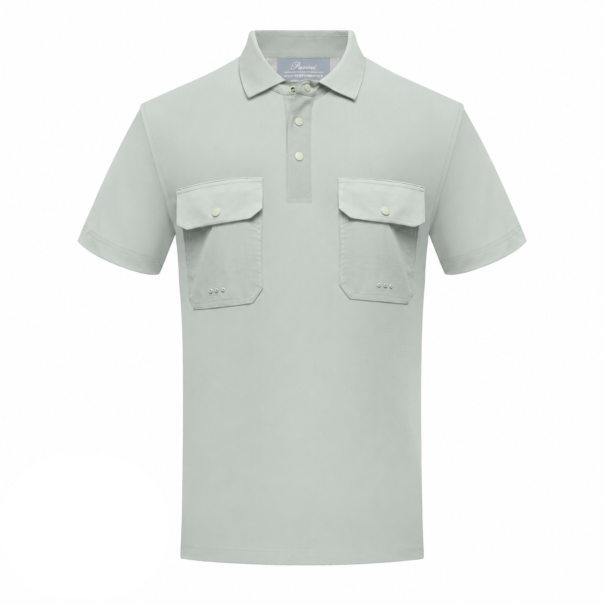 Pavini Men's Textured Short Sleeve Fishing Polo - FP-26411