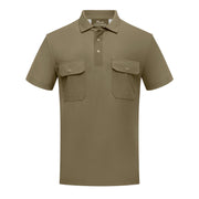 Pavini Men's Textured Short Sleeve Fishing Polo - FP-26411