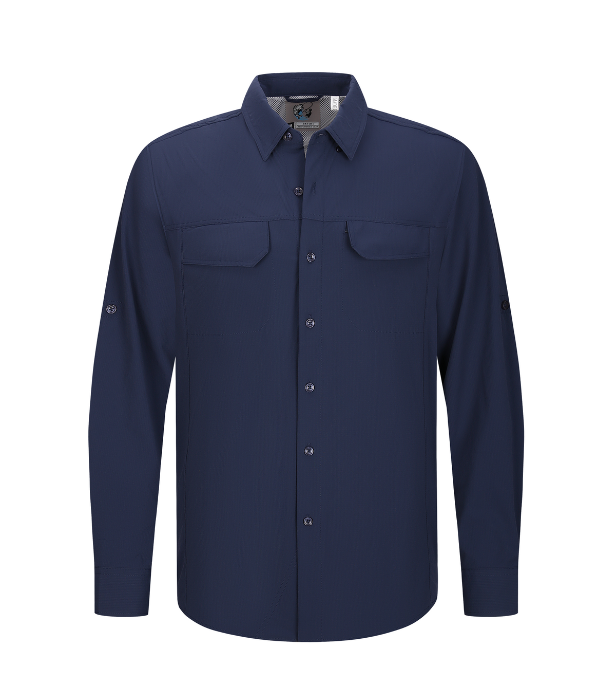 Pavini Men's Long Sleeve Button-Front Fishing Shirt - FS-1522R