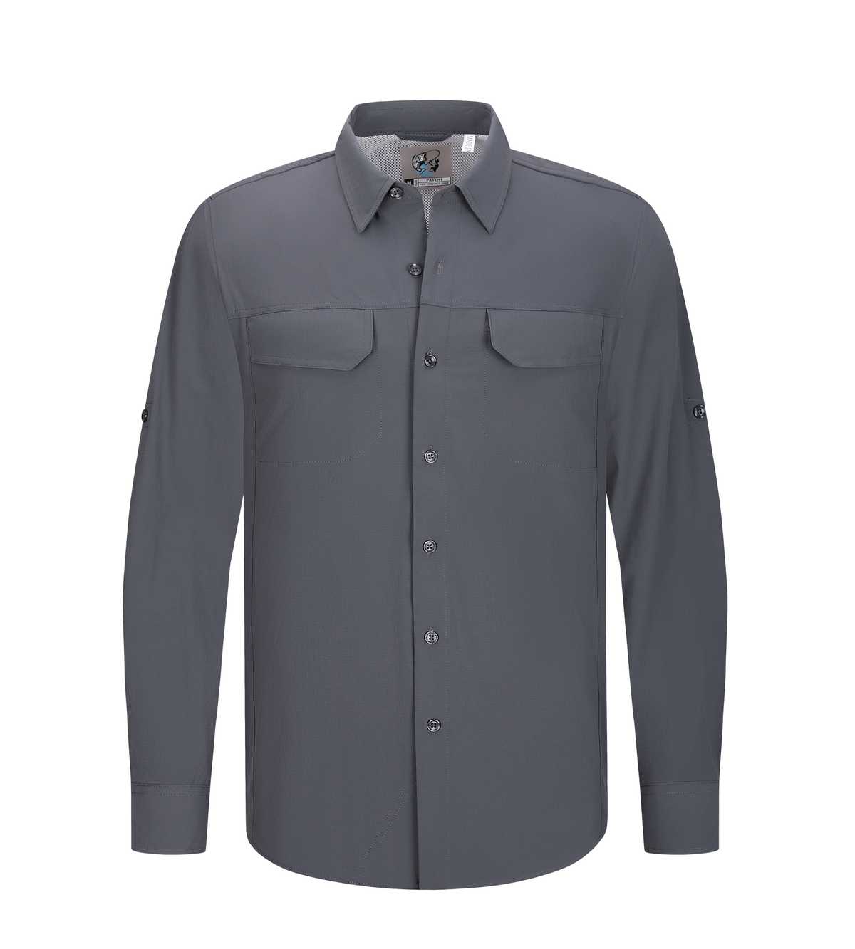 Pavini Men's Long Sleeve Button-Front Fishing Shirt - FS-1522R