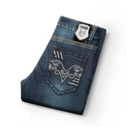 Men’s Real Stitch Indigo Jeans