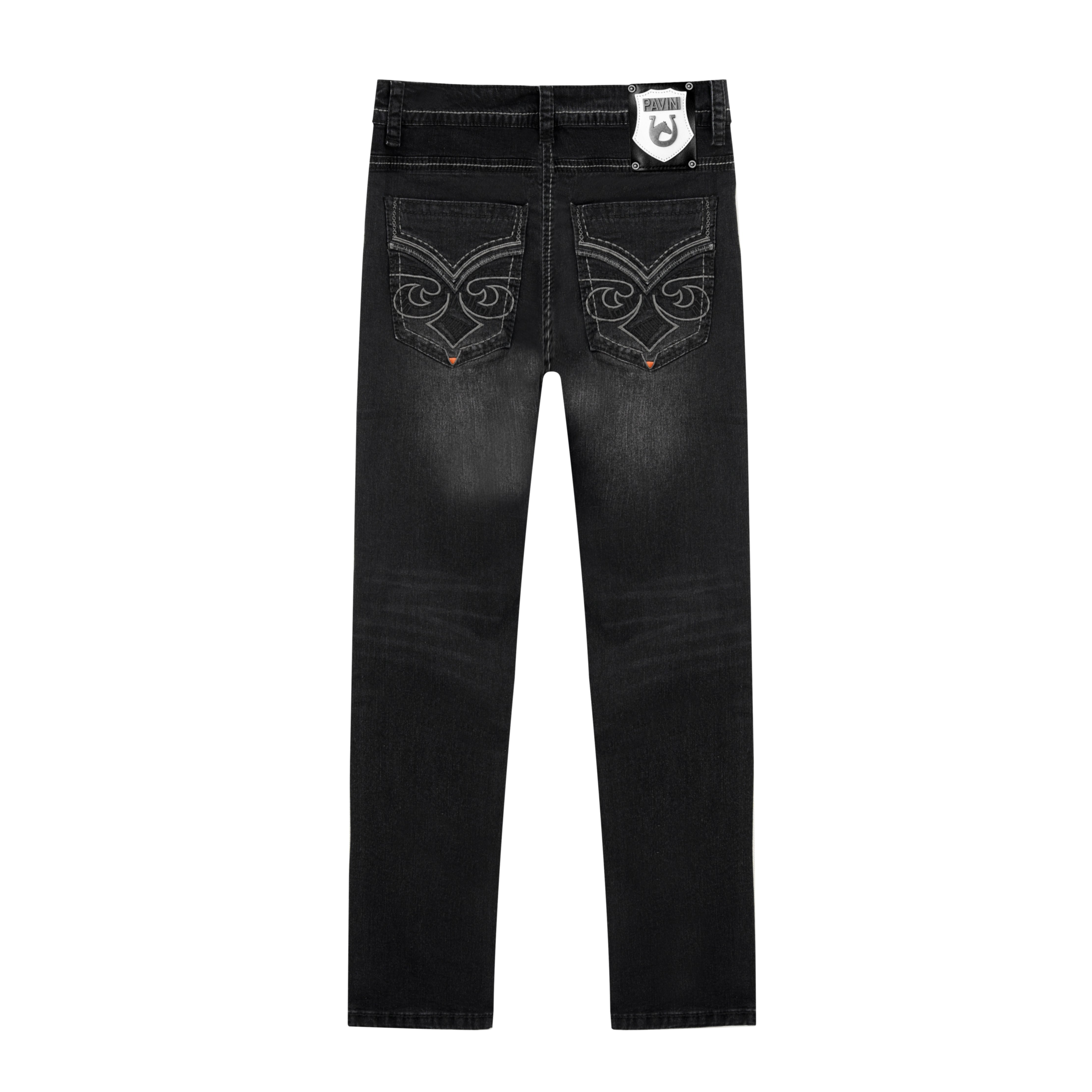 Men’s Real Stitch Black Jeans