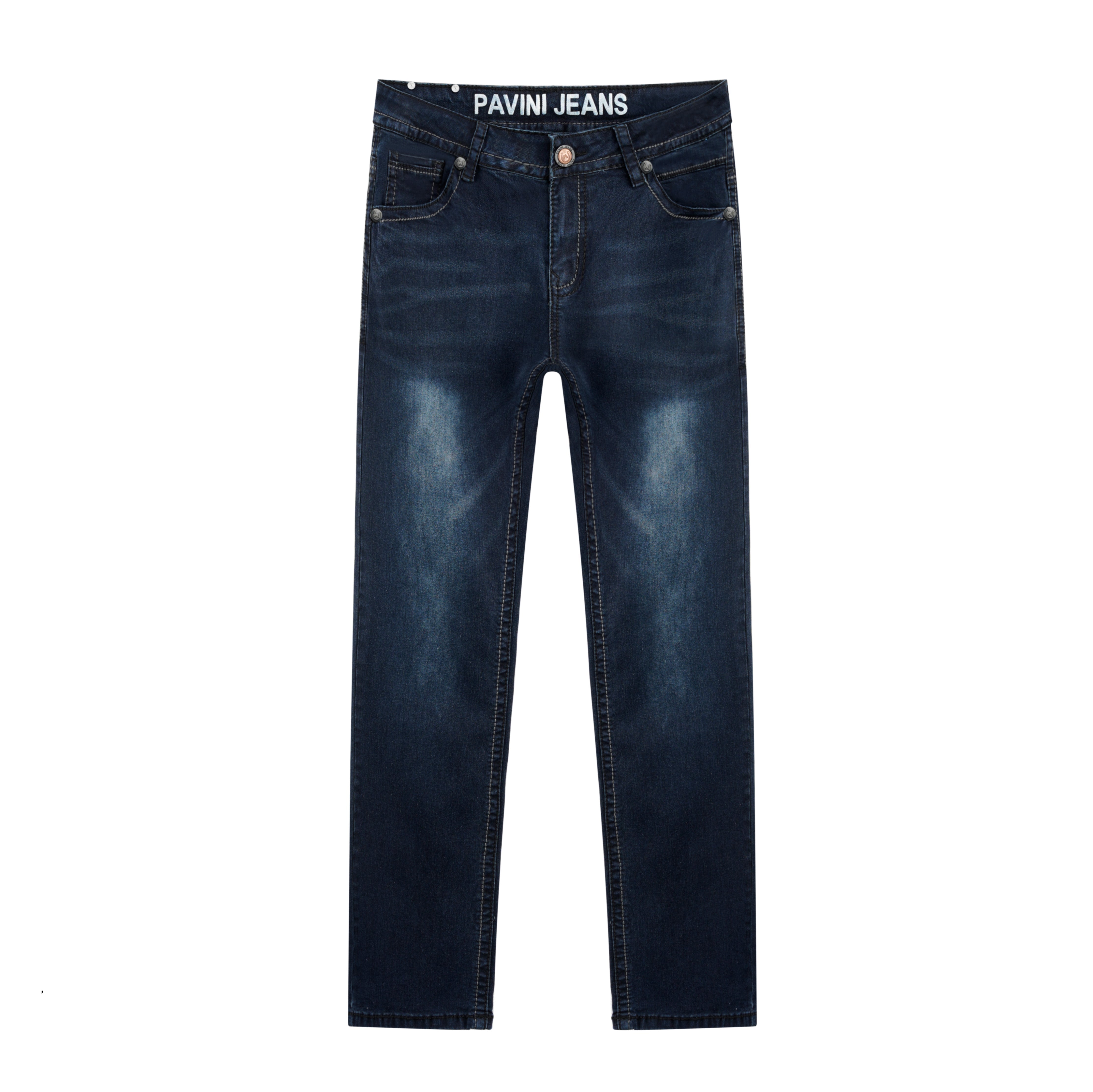 Men’s Real Stitch Indigo Jeans