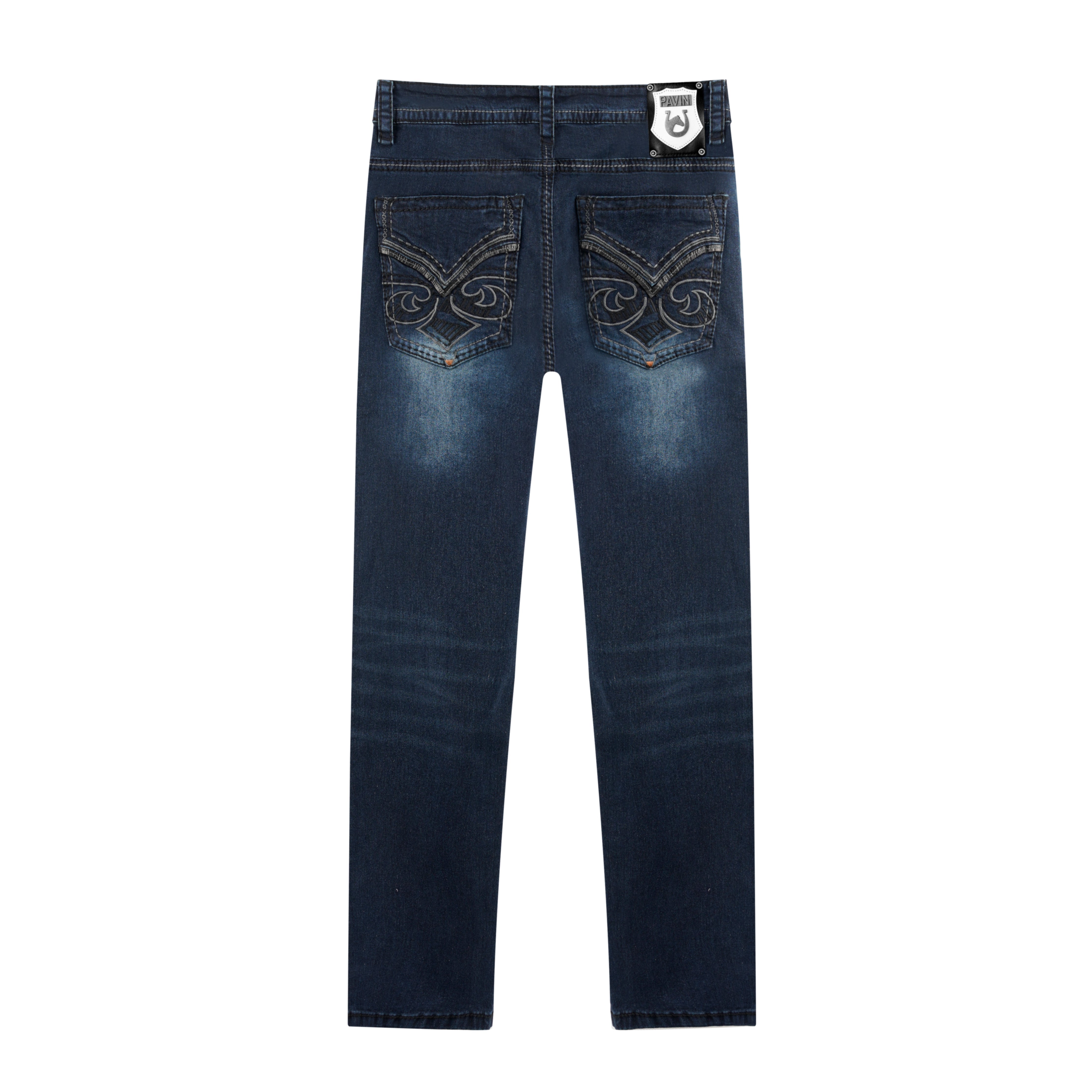 Men’s Real Stitch Indigo Jeans
