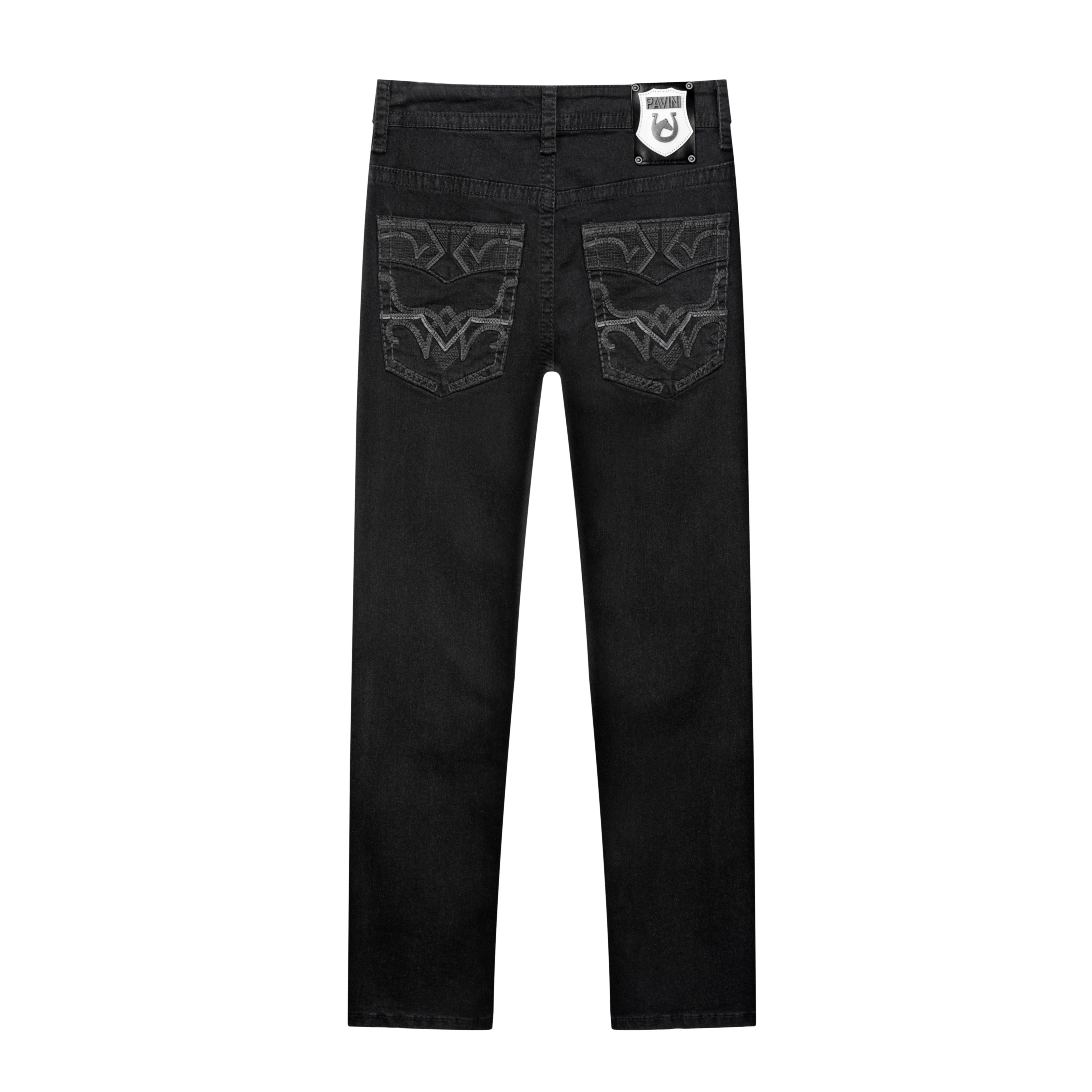 Men’s Western Black Jeans
